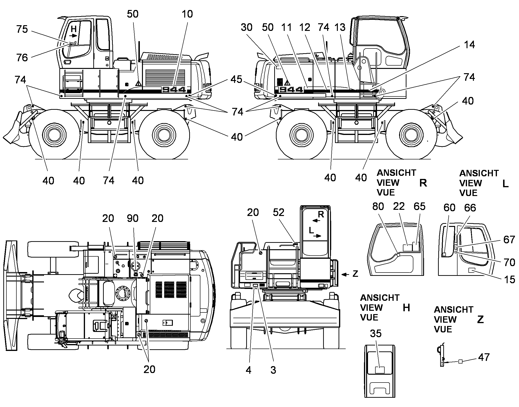 ГИДРАВЛИЧЕСКАЯ СИСТЕМА AHS 11 94008706 LIEBHERR