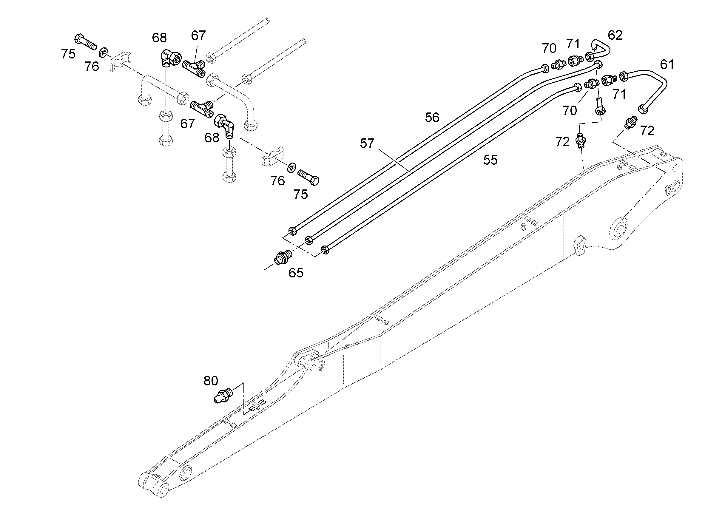МАСЛОПРОВОД 9136554 LIEBHERR