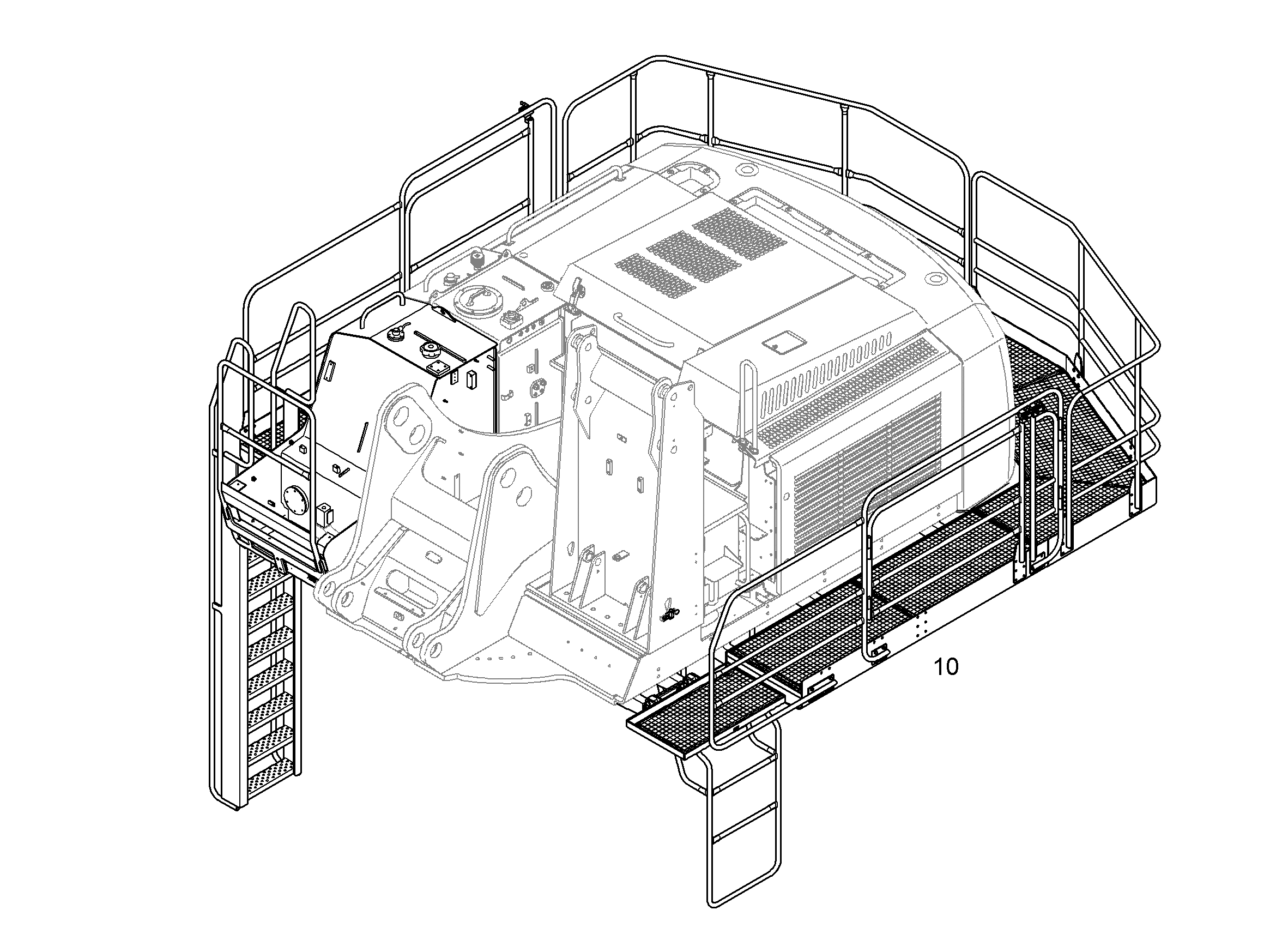 ПЛАТФОРМА 9621185 LIEBHERR