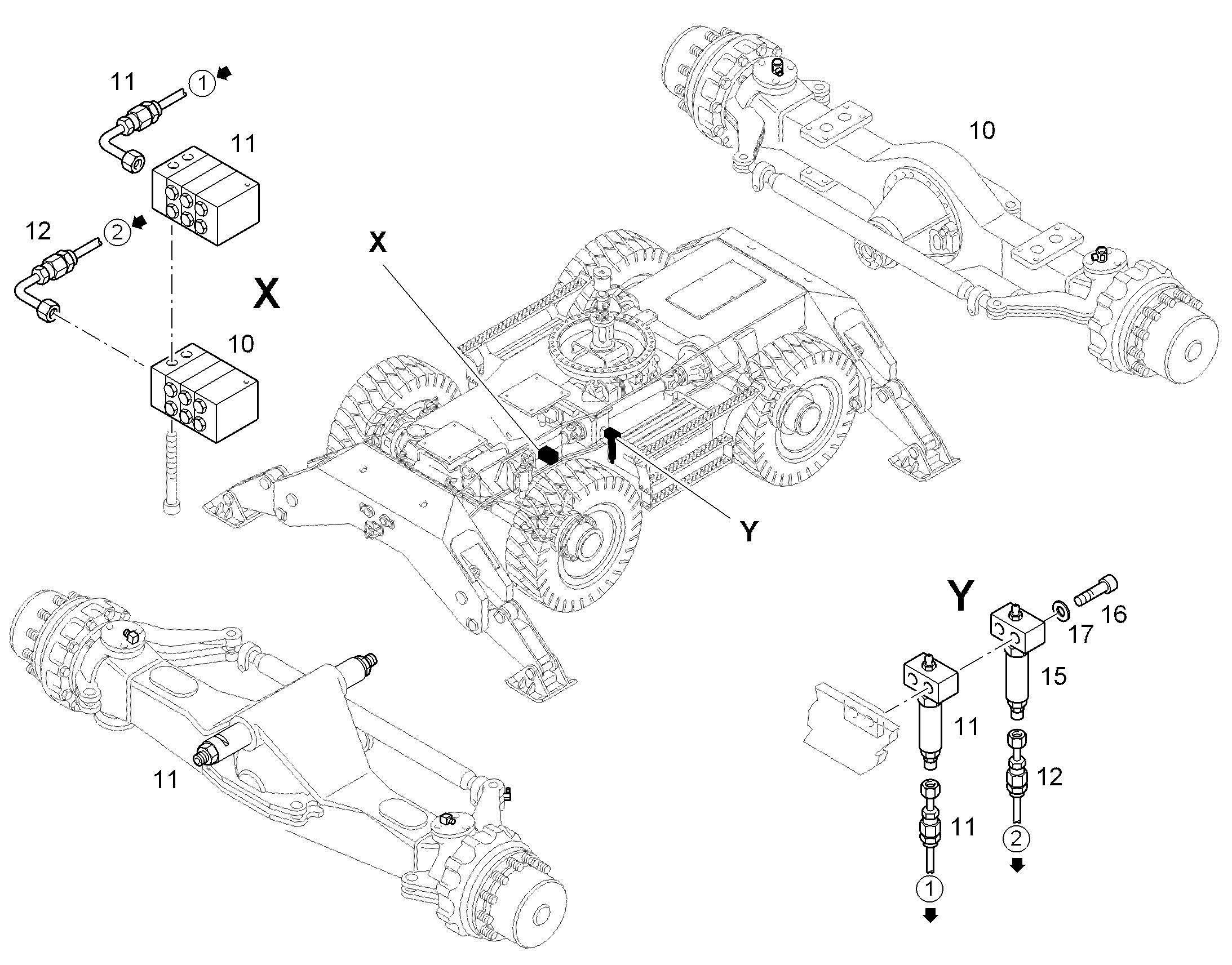 КОМПЛЕКТУЮЩИЕ ДЕТАЛИ 9622012 LIEBHERR