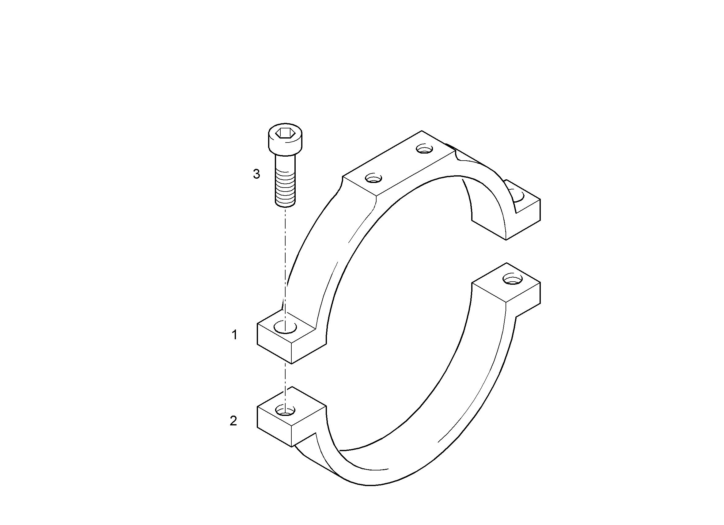 ПОЛУХОМУТИК d=147 9688345 LIEBHERR