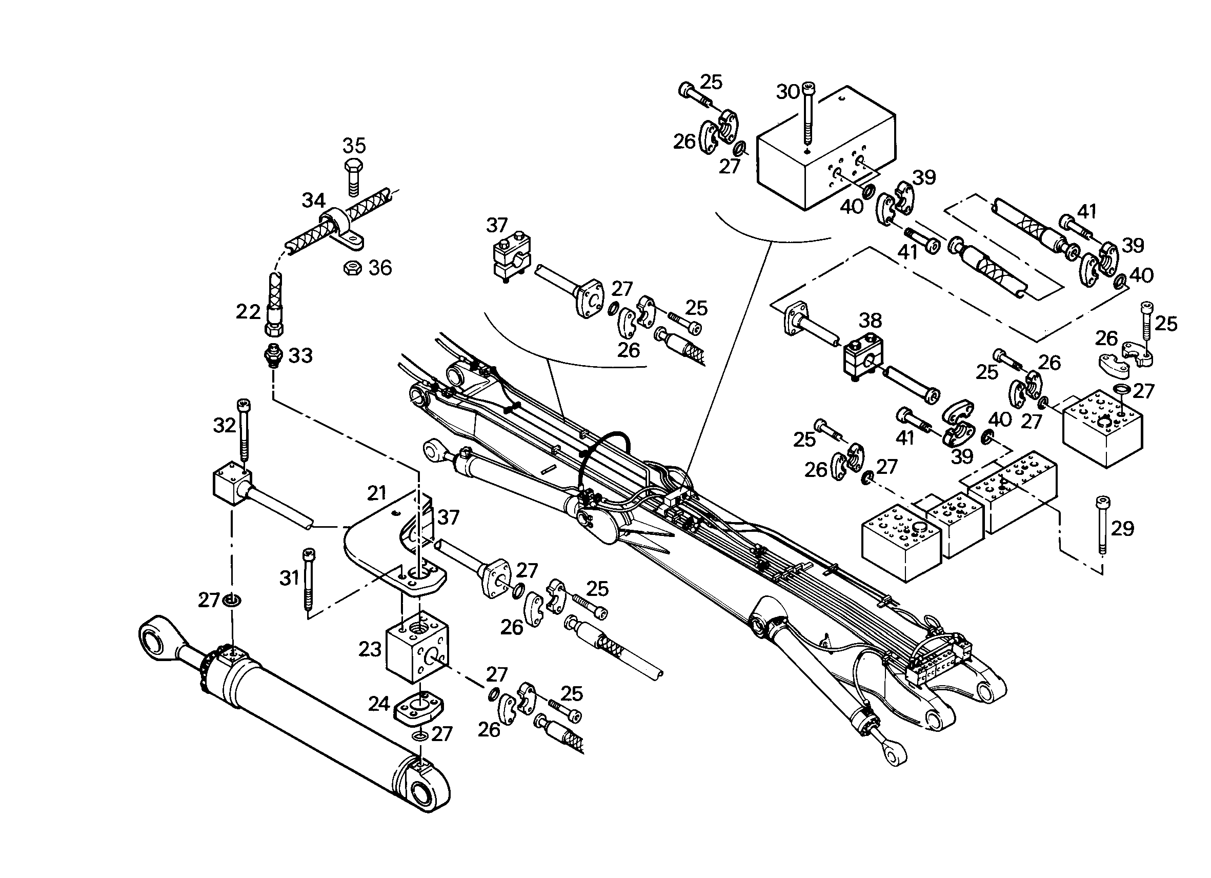ЗАЩ.ТРУБЫ ЦИЛ.РУК. 9822509 LIEBHERR