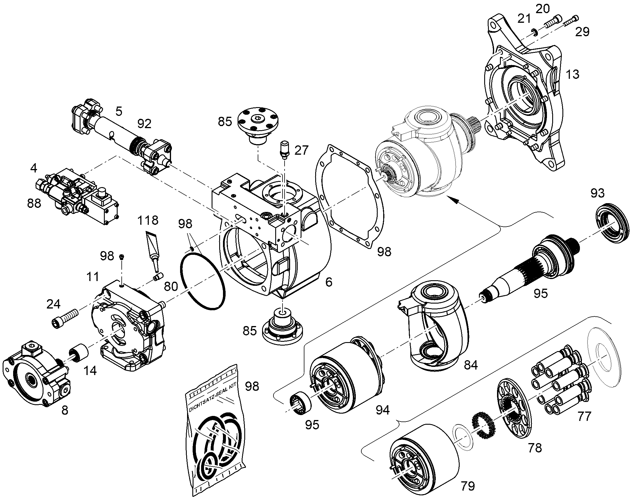 КЛАПАН РЕГУЛИРОВОЧНЫЙ EHR 9889764 LIEBHERR