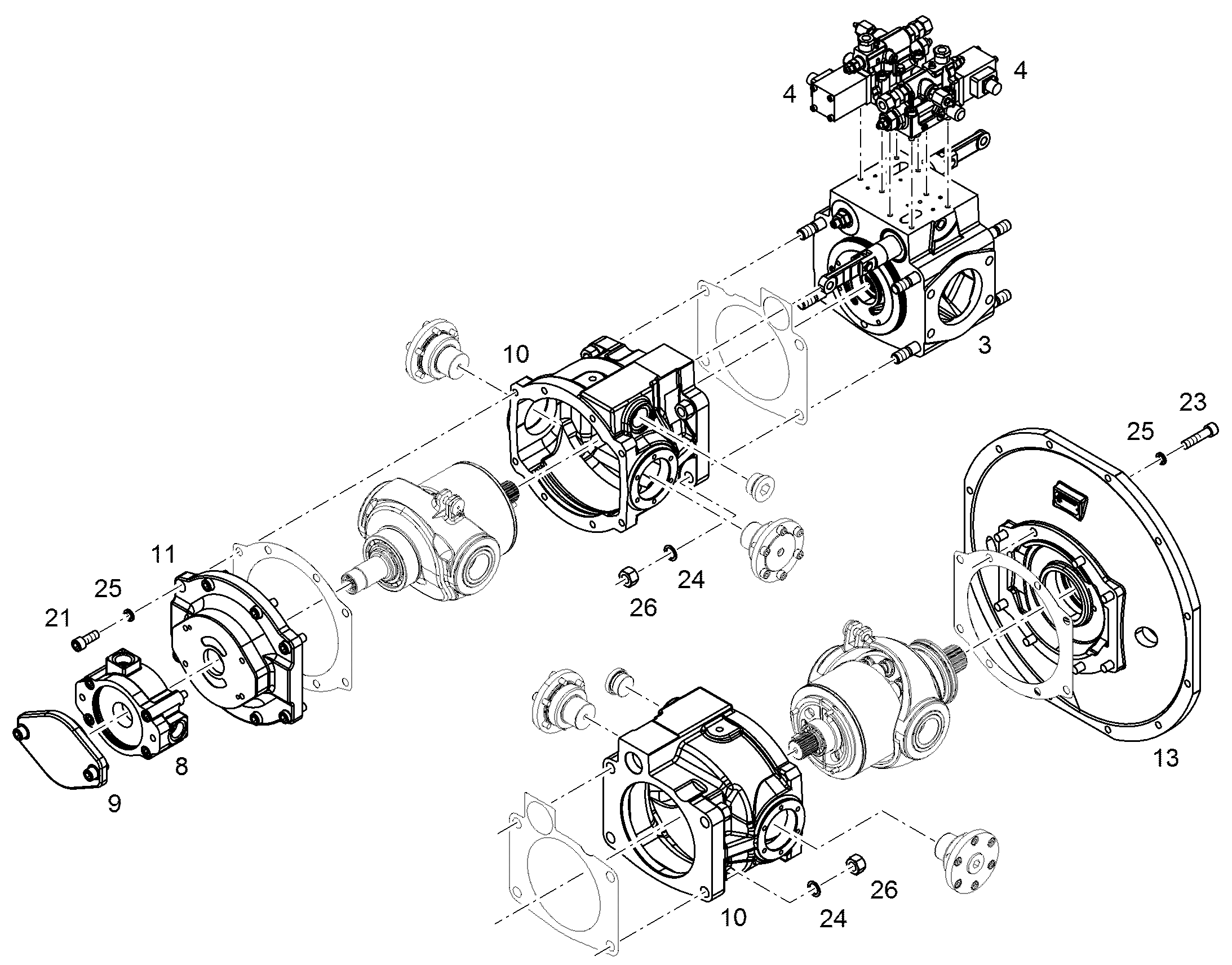ФЛАНЕЦ СОЕДИНИТЕЛЬНЫЙ NG 140 10142819 LIEBHERR