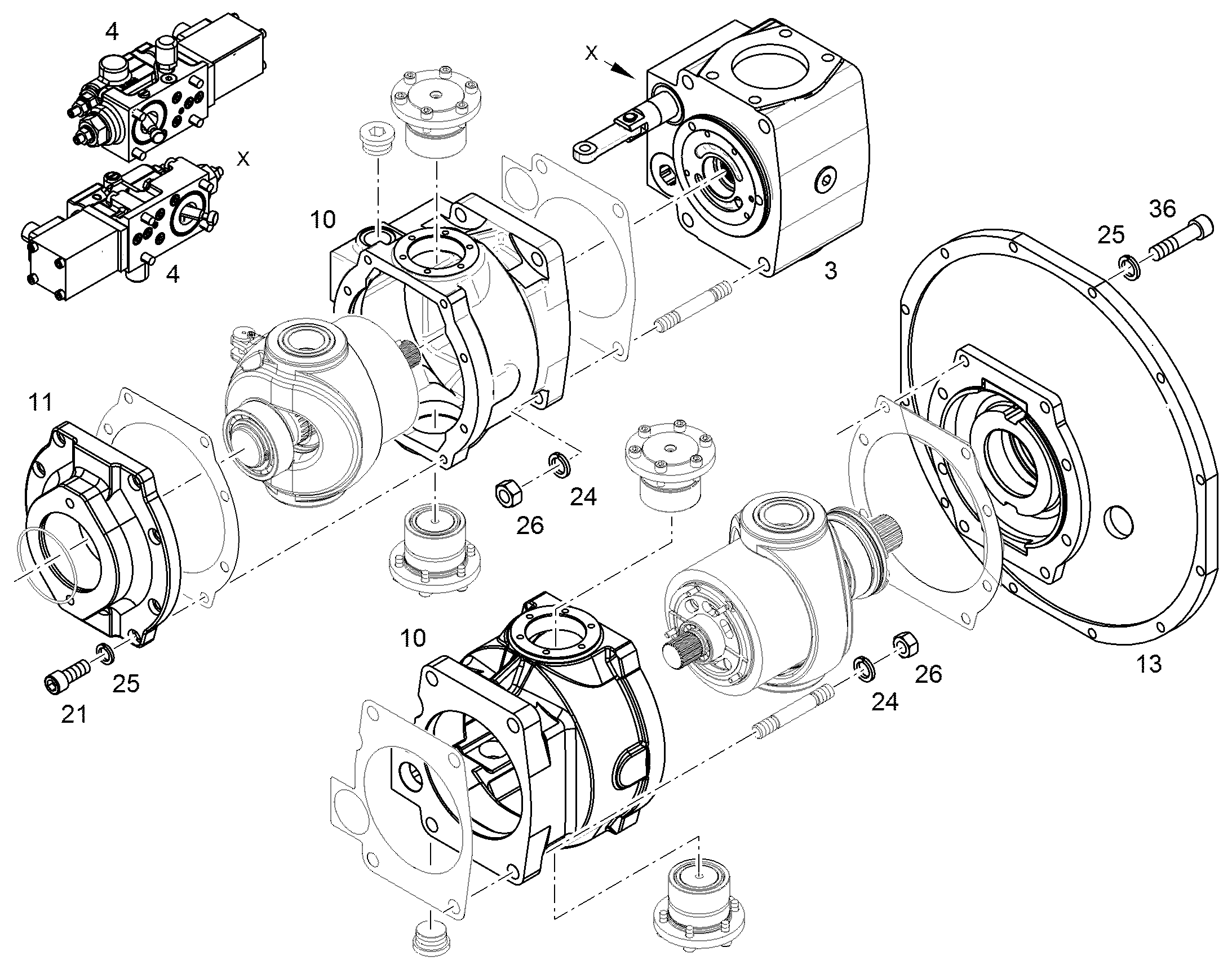 ФЛАНЕЦ ЗАПОРНЫЙ NG 125-150 9276423 LIEBHERR