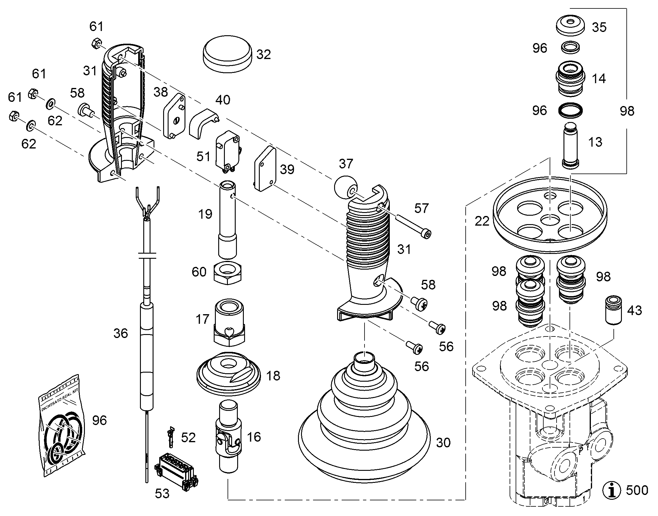 ГНЕЗДО КОНТАКТНОЕ 2,13mm 0,5-2,1mm² 25A 6290034 LIEBHERR