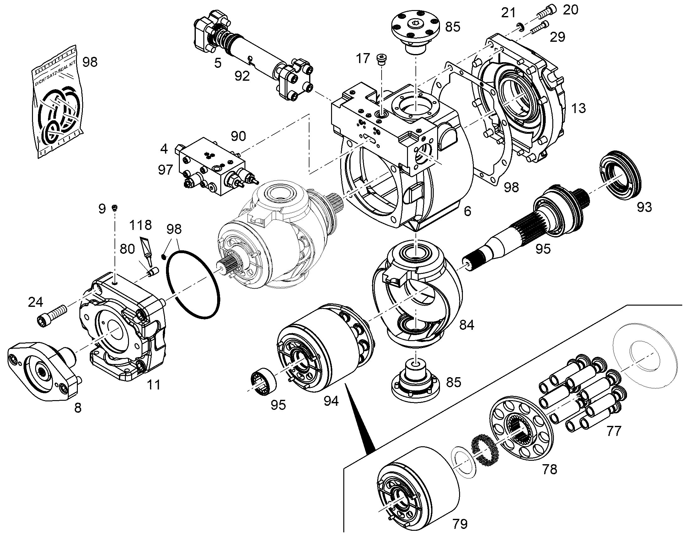 КЛАПАН РЕГУЛИРОВОЧНЫЙ LR-LS-DA 9880836 LIEBHERR