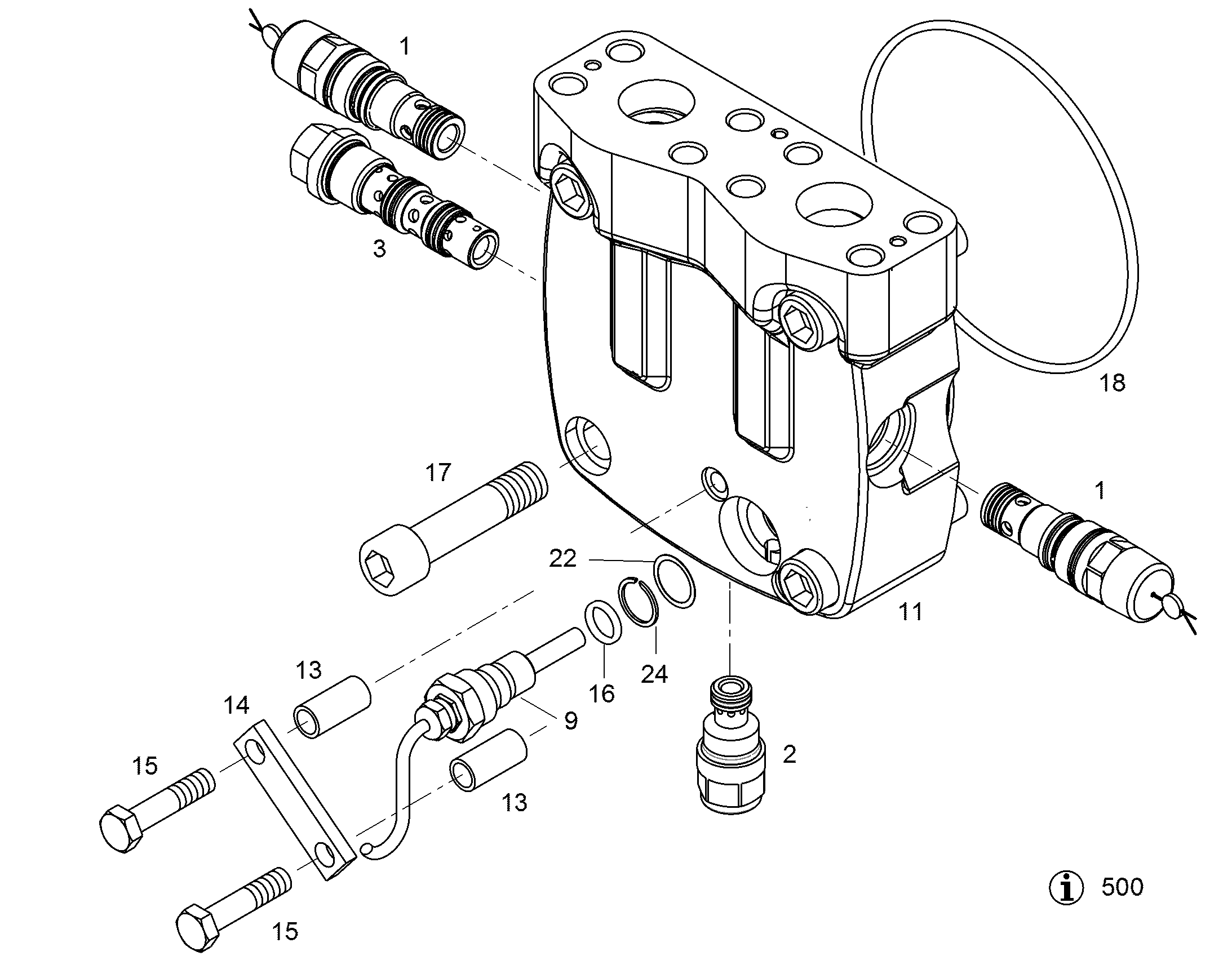 ПЛИТА СОЕДИНИТЕЛЬНАЯ NG 125 9077470 LIEBHERR