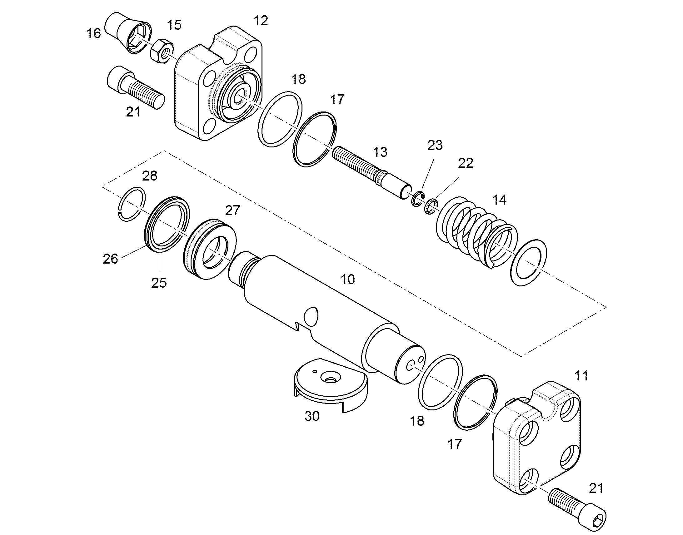 ПОРШЕНЬ РЕГУЛИРУЮЩИЙ NG 100 9073651 LIEBHERR