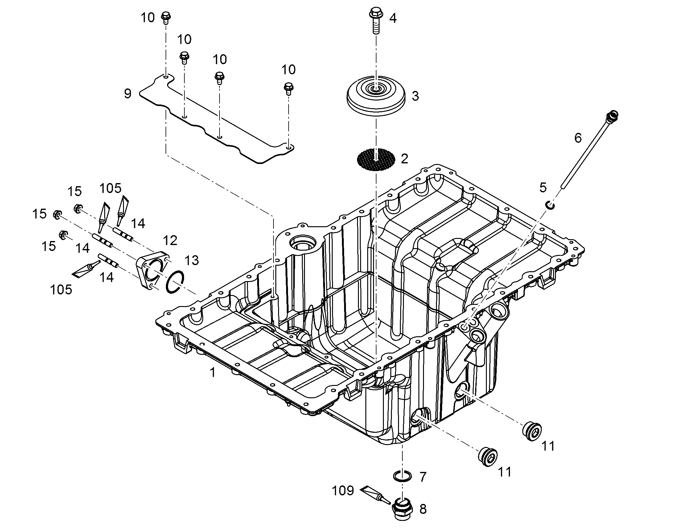 ВАННА МАСЛЯННАЯ 10155270 LIEBHERR