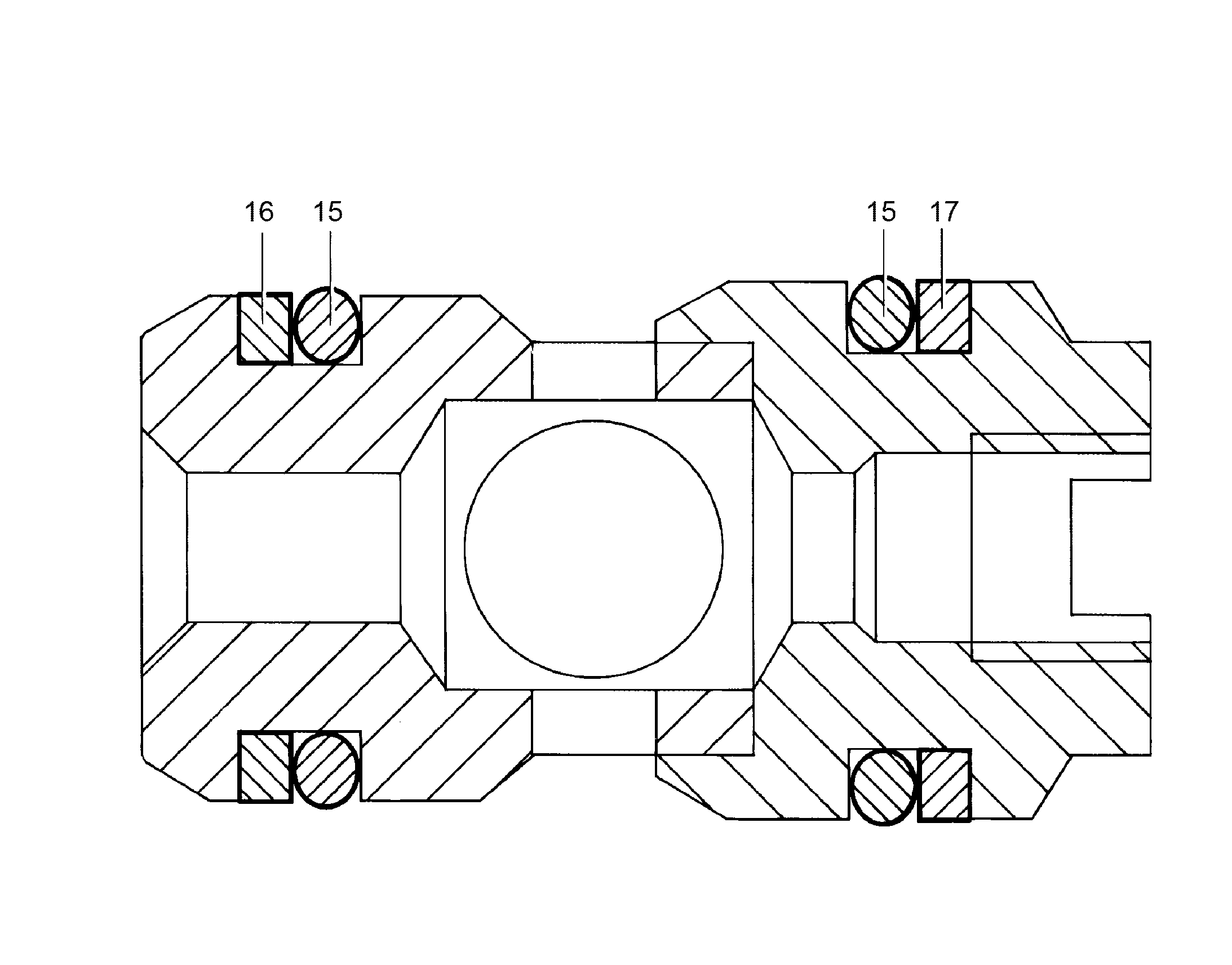КОЛЬЦО ЗАКРЫТОЕ ОПОРНОЕ 8/11,05X1 11007748 LIEBHERR