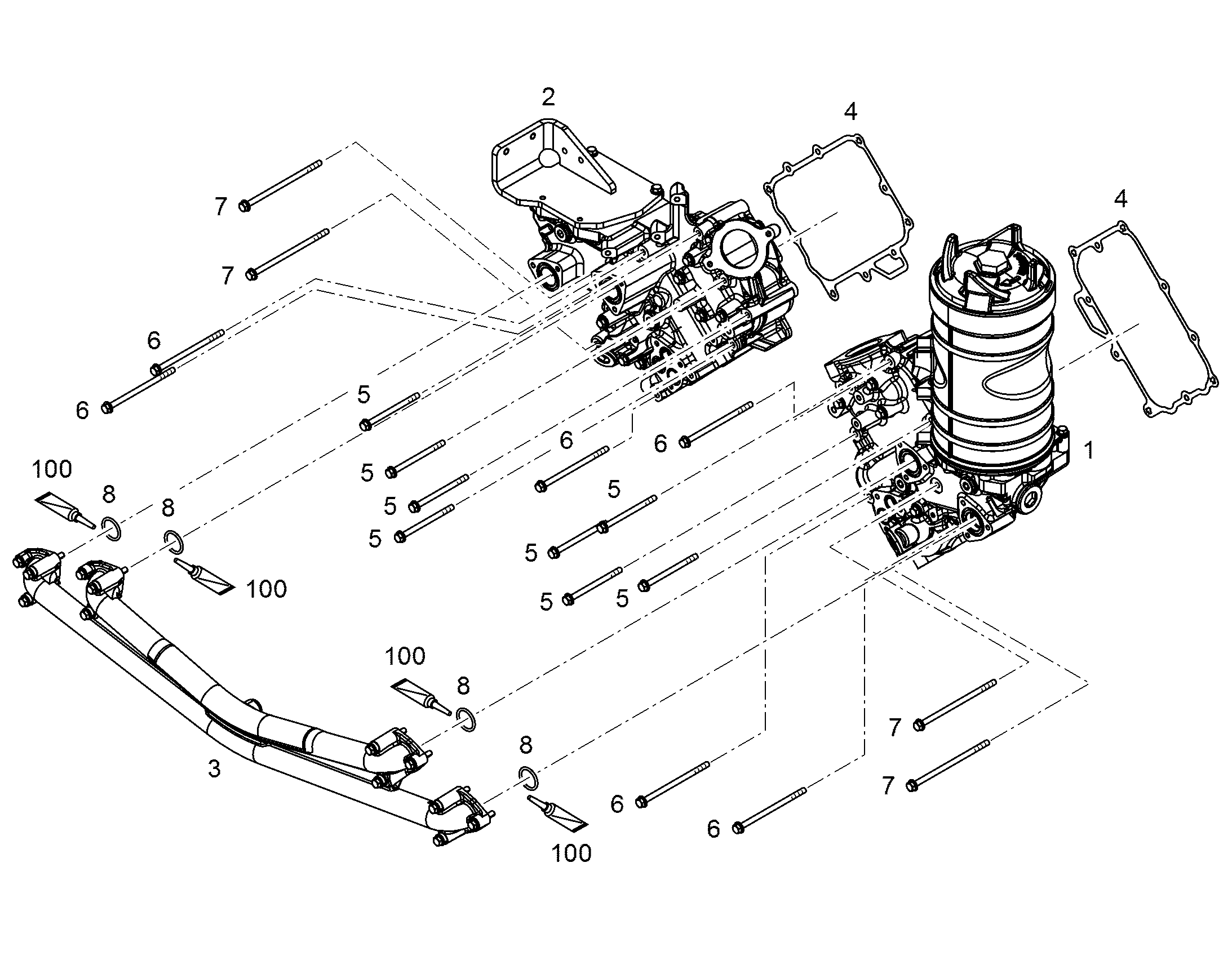МАСЛ.МОДУЛЬ СПР. ПРЕДВ. СОБР. 11365736 LIEBHERR