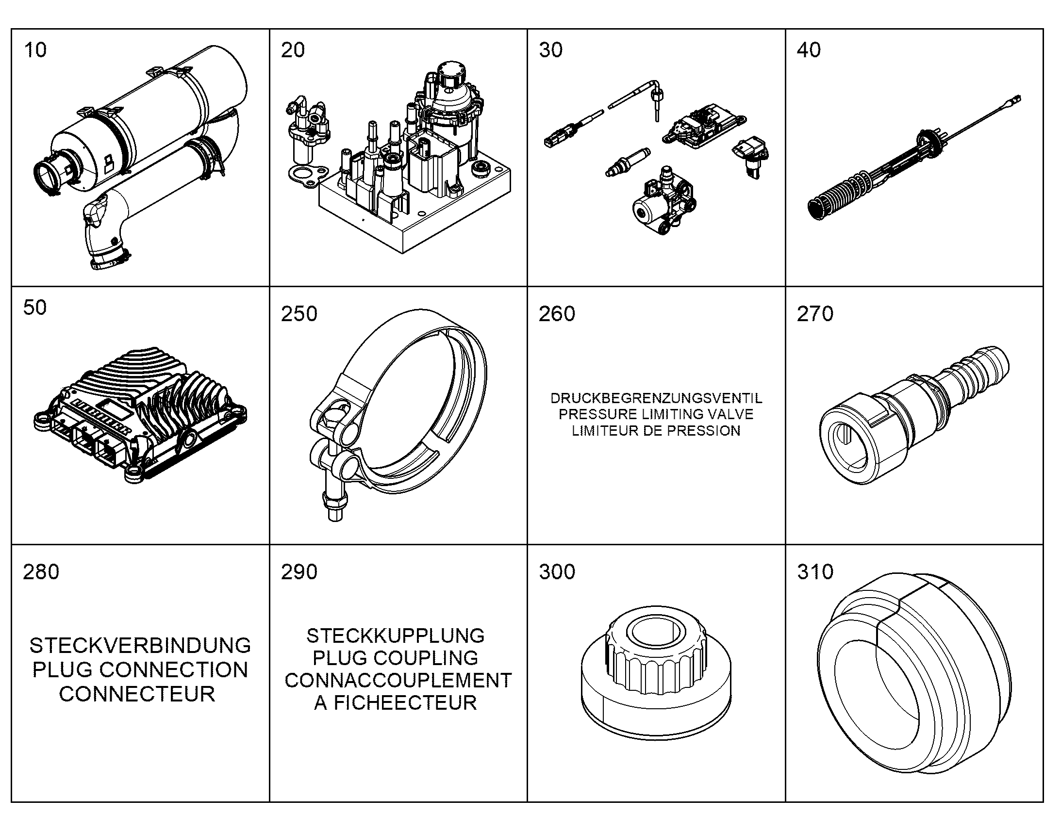 ВЫХЛОПНАЯ СИСТЕМА 12865804 LIEBHERR