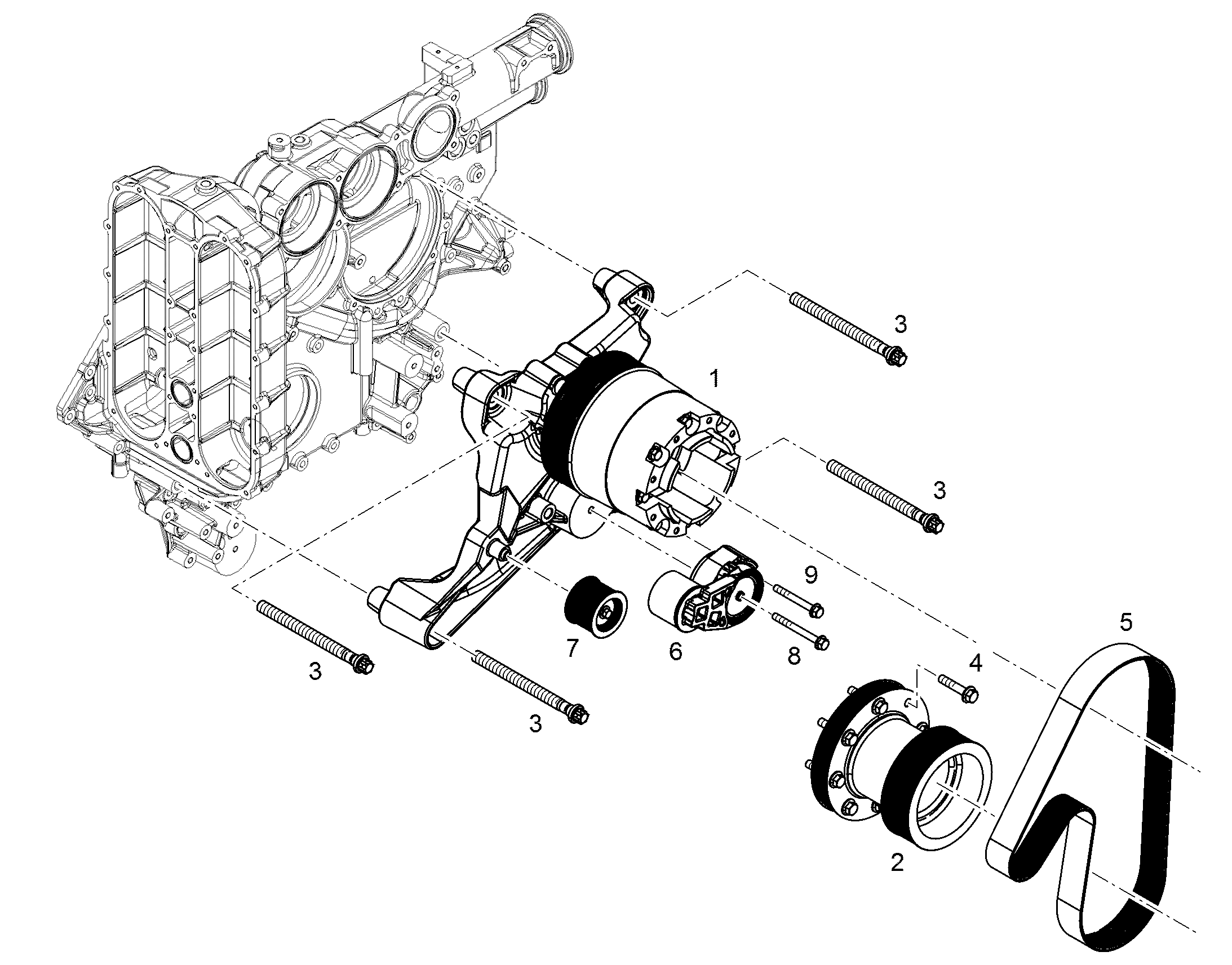 РЕМЕНЬ КЛИНОВОЙ 12497370 LIEBHERR