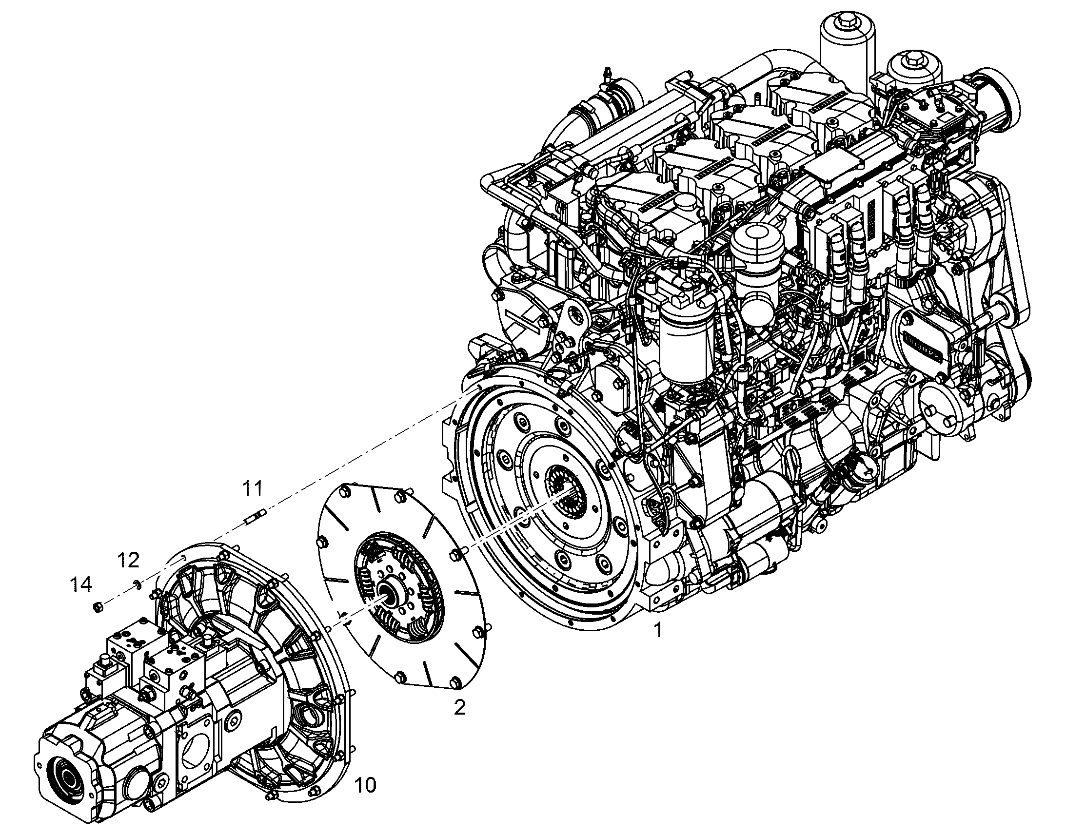 ДВИГАТЕЛЬ ДИЗЕЛЬНЫЙ D944 A7-03 230 kW 12400265 LIEBHERR