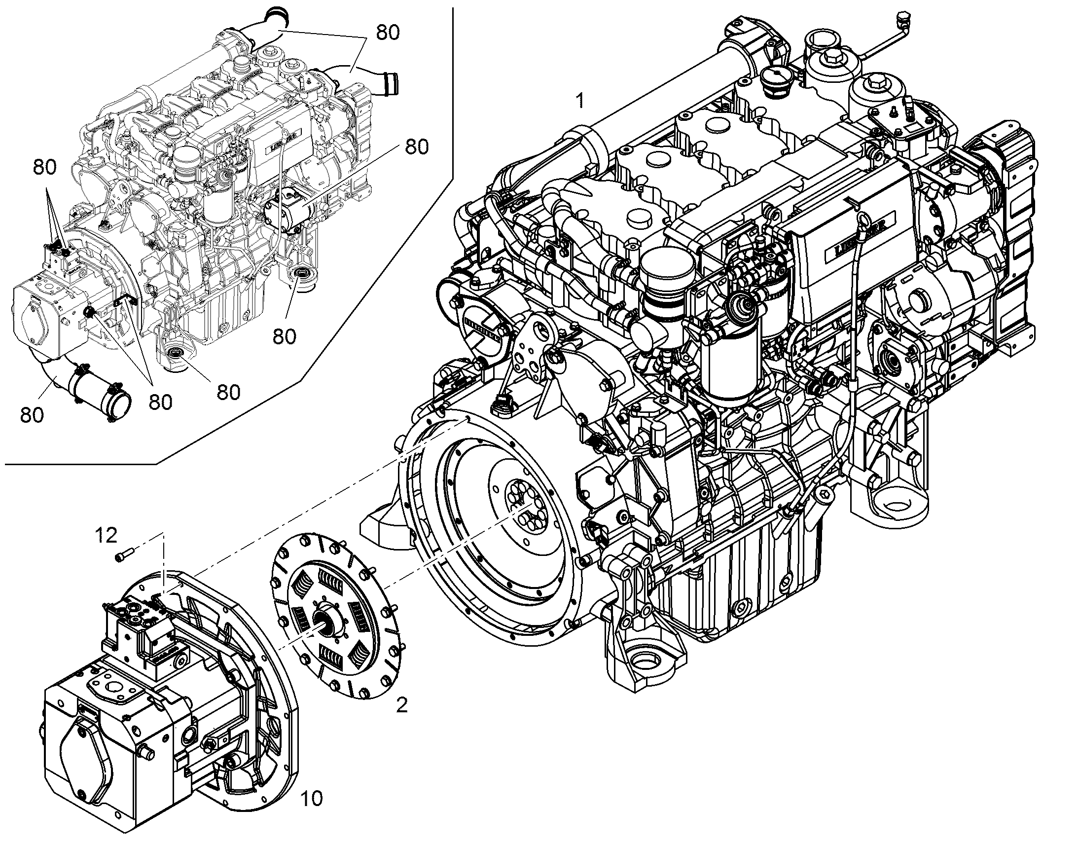 КОМПЛЕКТУЮЩИЕ ДЕТАЛИ 10121081 LIEBHERR