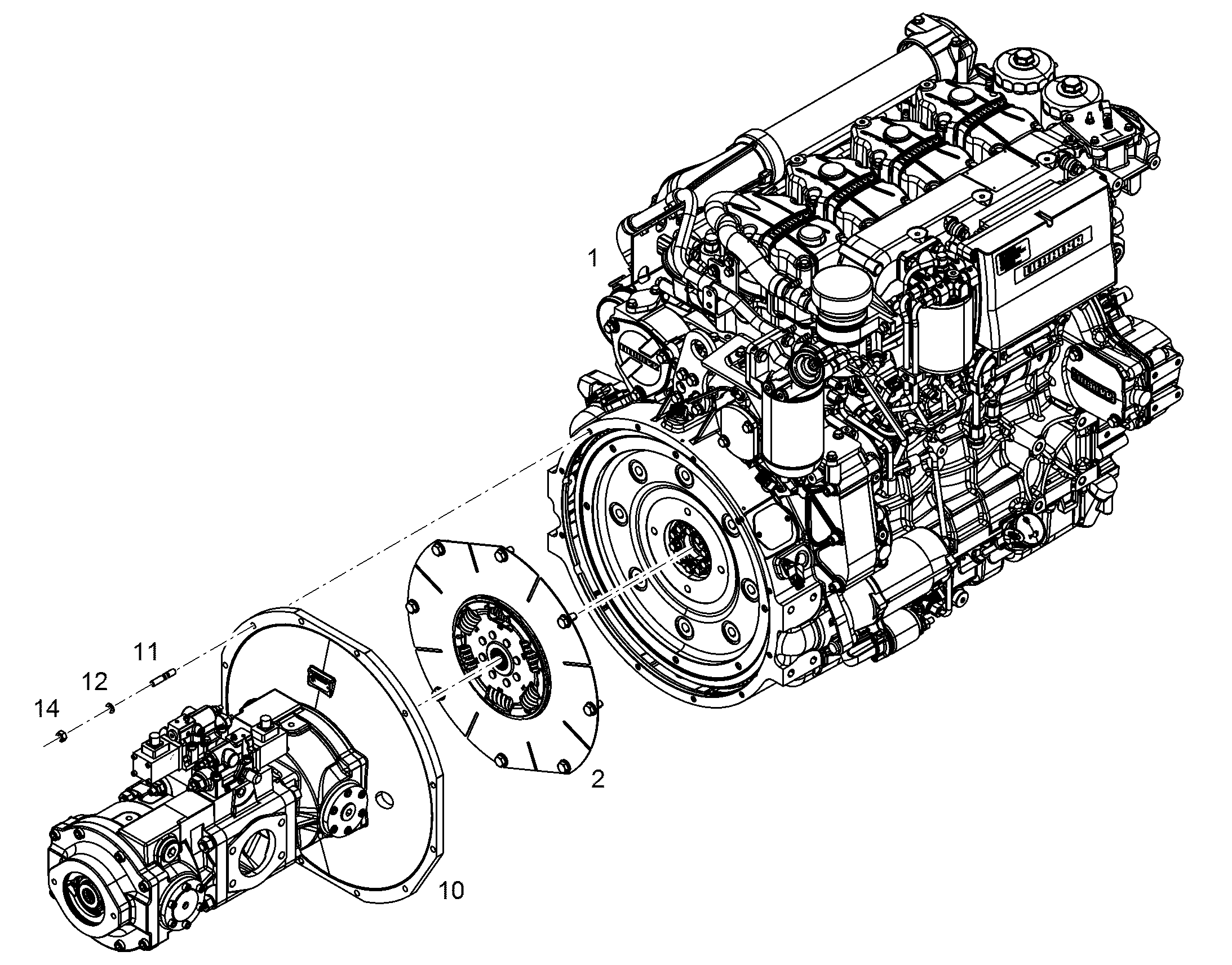 ДВИГАТЕЛЬ ДИЗЕЛЬНЫЙ D934 L A6 129 kW 10139994 LIEBHERR
