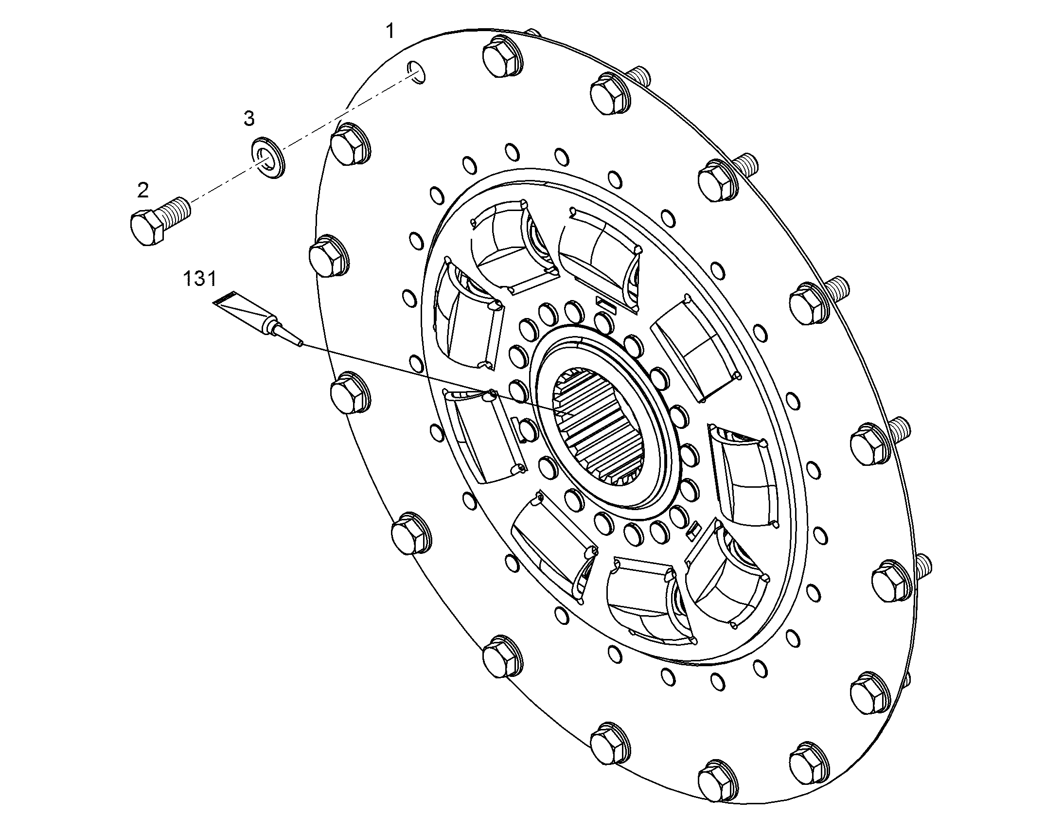 ДЕМПФЕР КРУЧЕНИЯ 10153416 LIEBHERR