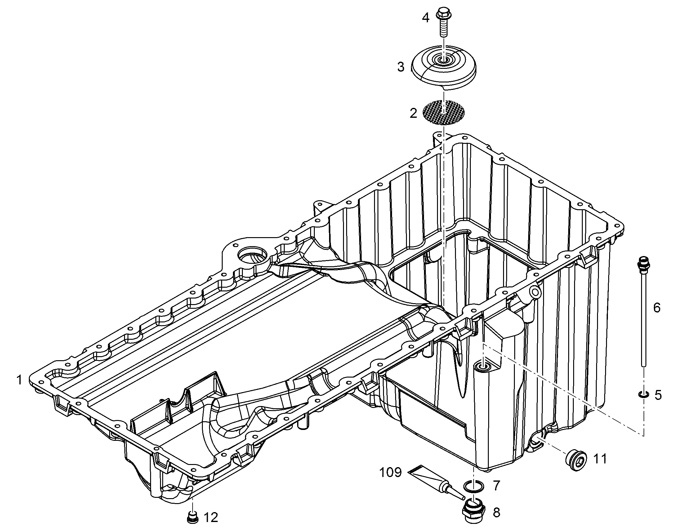 ВАННА МАСЛЯННАЯ 10155277 LIEBHERR