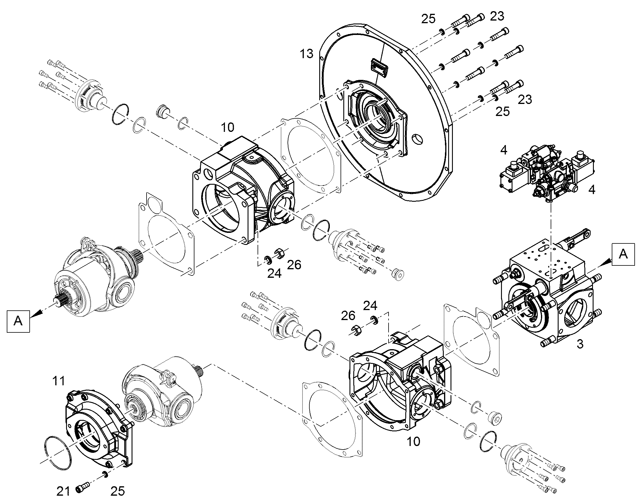 ФЛАНЕЦ СОЕДИНИТЕЛЬНЫЙ NG 125 9072067 LIEBHERR