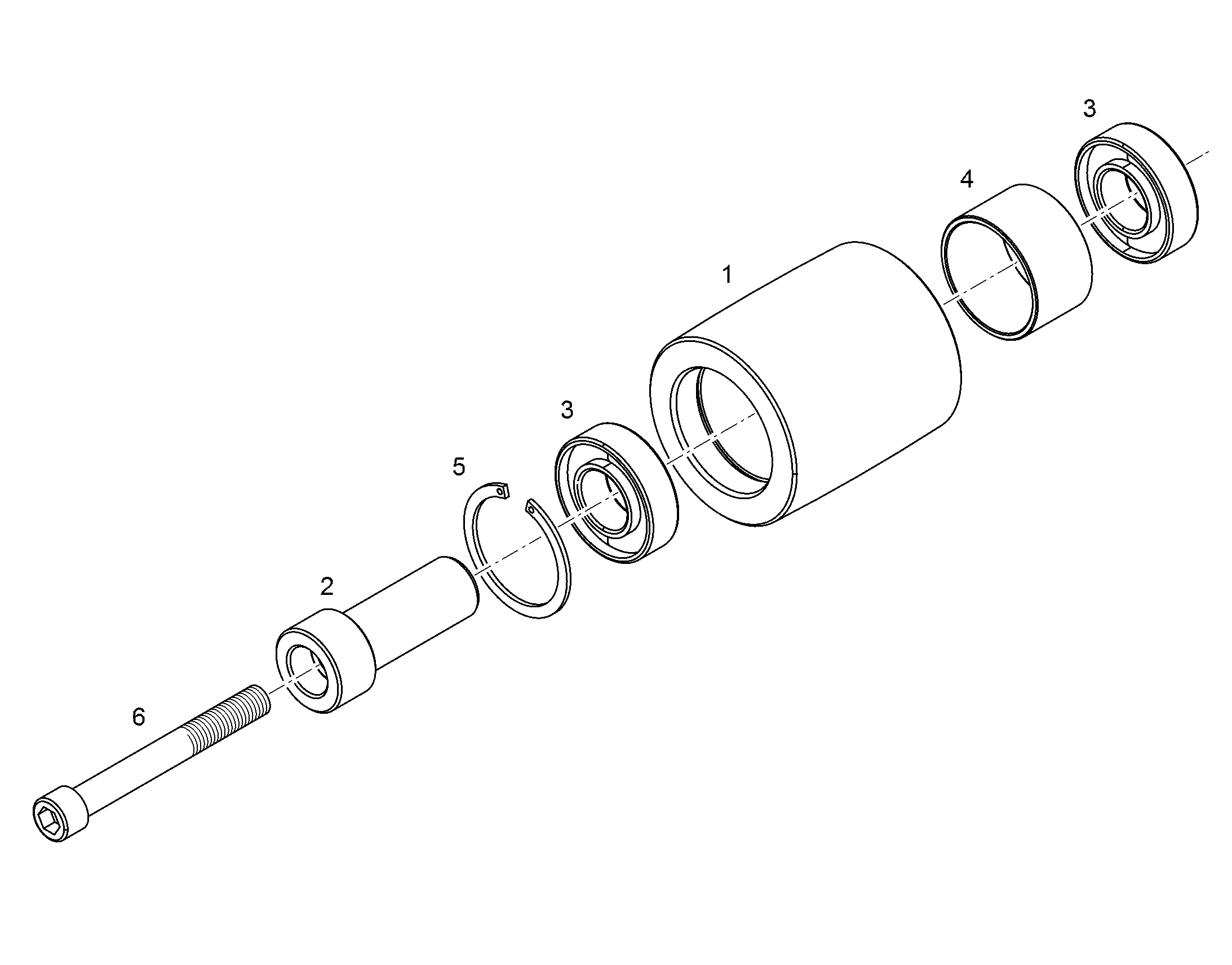 УСТАНОВОЧНАЯ ВТУЛКА 12,5X35X80 12405367 LIEBHERR