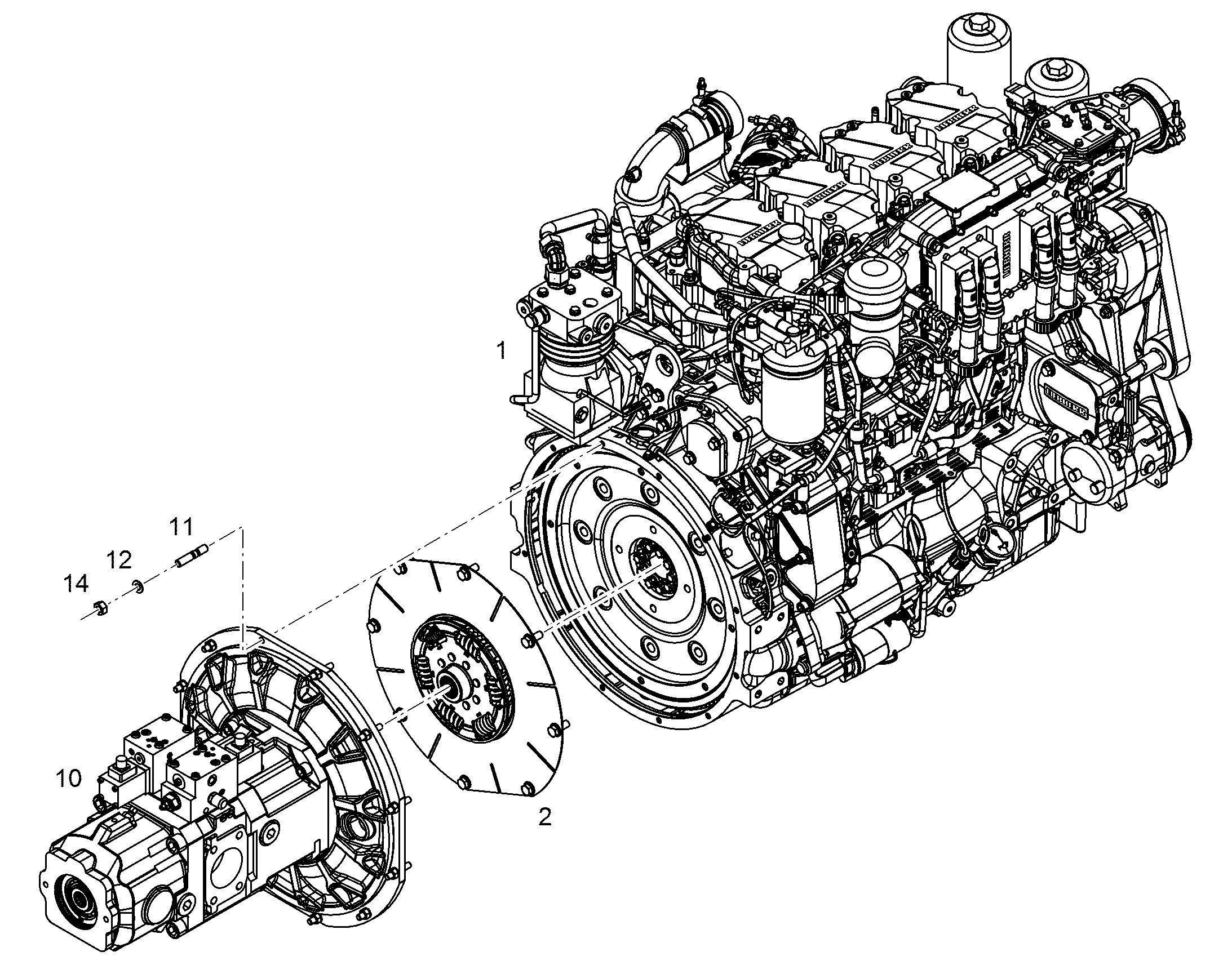 ДВИГАТЕЛЬ ДИЗЕЛЬНЫЙ D944 A7-04 230 kW 11449725 LIEBHERR