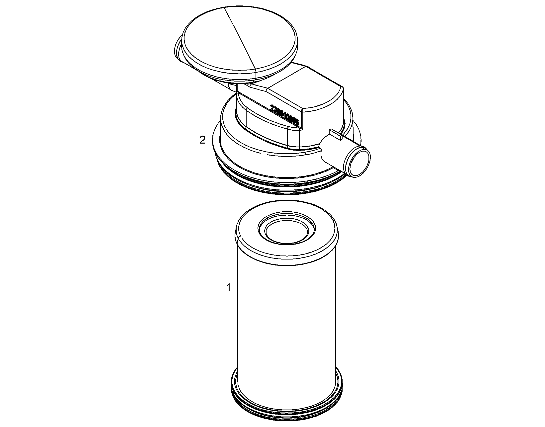 ФИЛЬТРУЮЩИЙ ЭЛЕМЕНТ 4µm 12413568 LIEBHERR