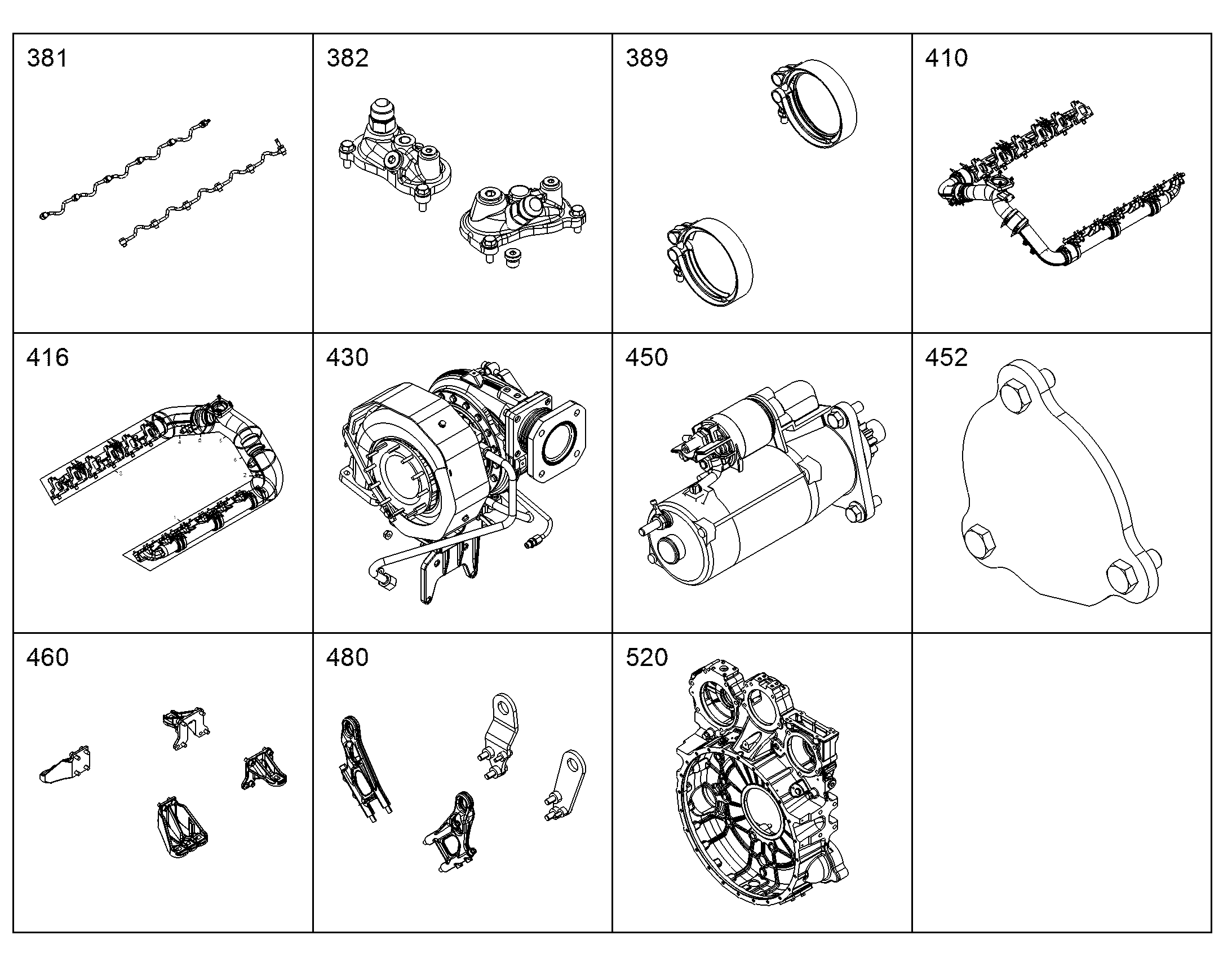 КРЕПЕЖНЫЕ ЧАСТИ, УСТАНОВКА 12581930 LIEBHERR