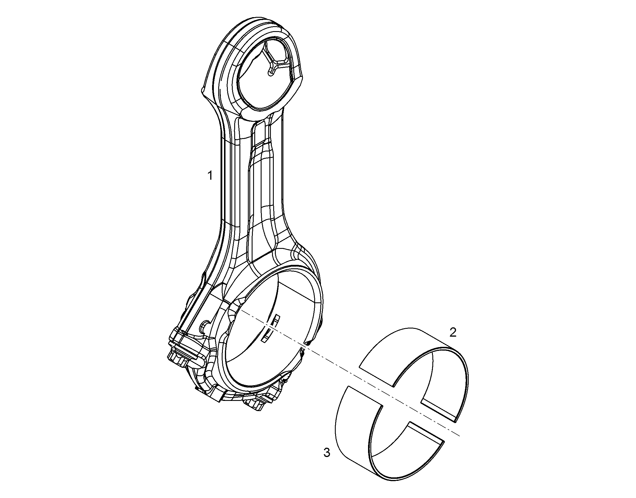 ШАТУН 12477446 LIEBHERR