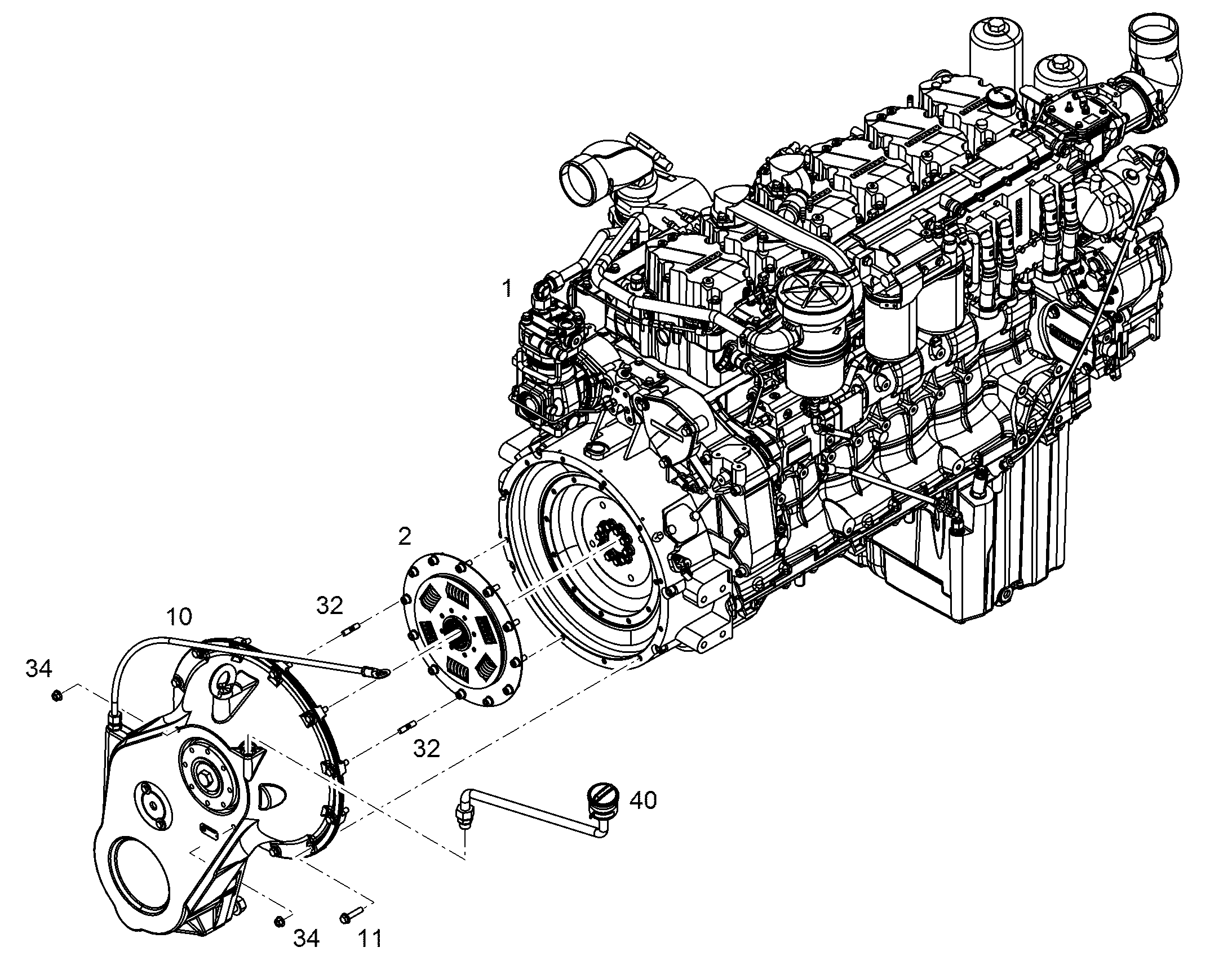 ДВИГАТЕЛЬ ДИЗЕЛЬНЫЙ D936 A7-04 270 kW 12500080 LIEBHERR