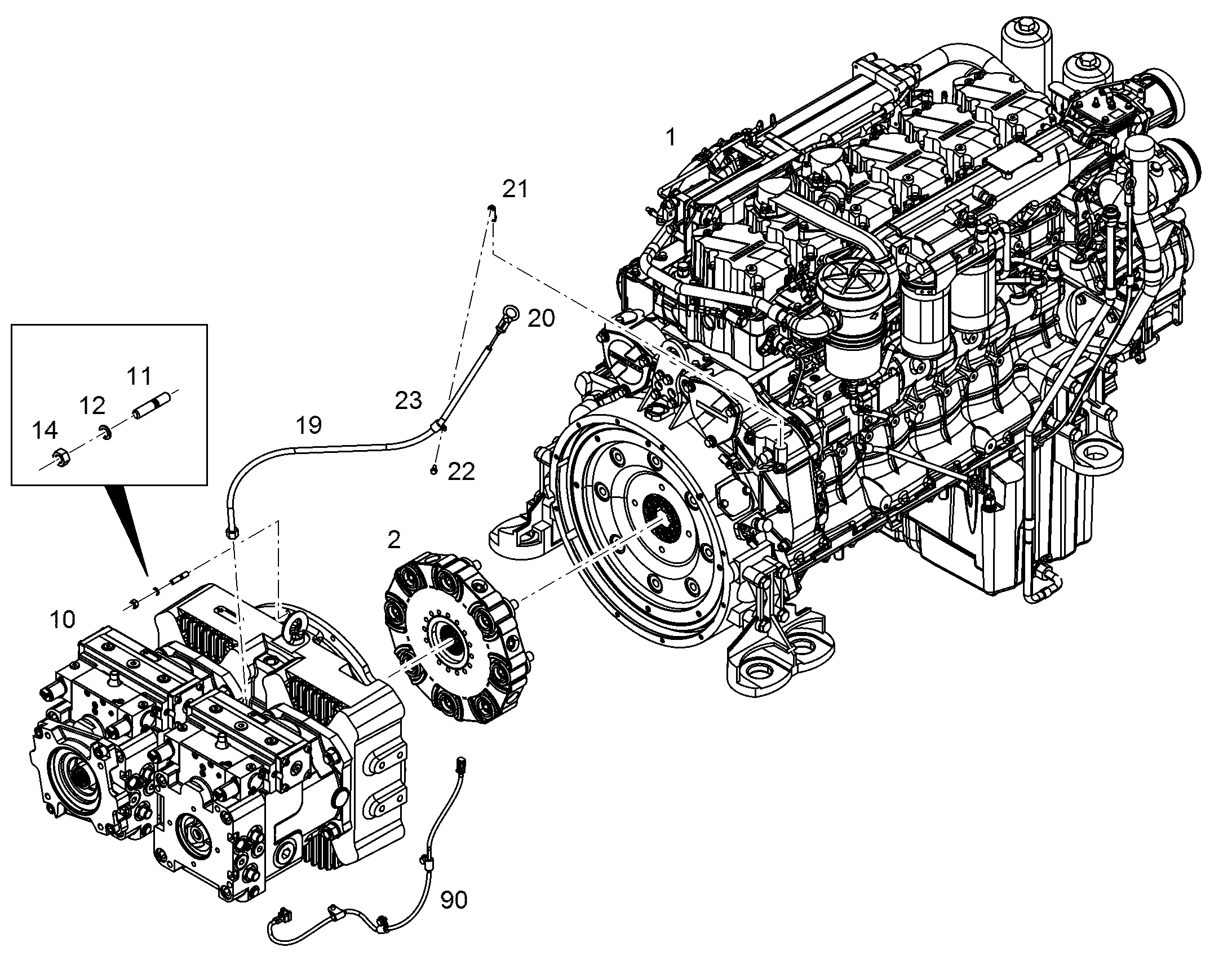 ДВИГАТЕЛЬ ДИЗЕЛЬНЫЙ D936 A7-03 320 kW 11444507 LIEBHERR