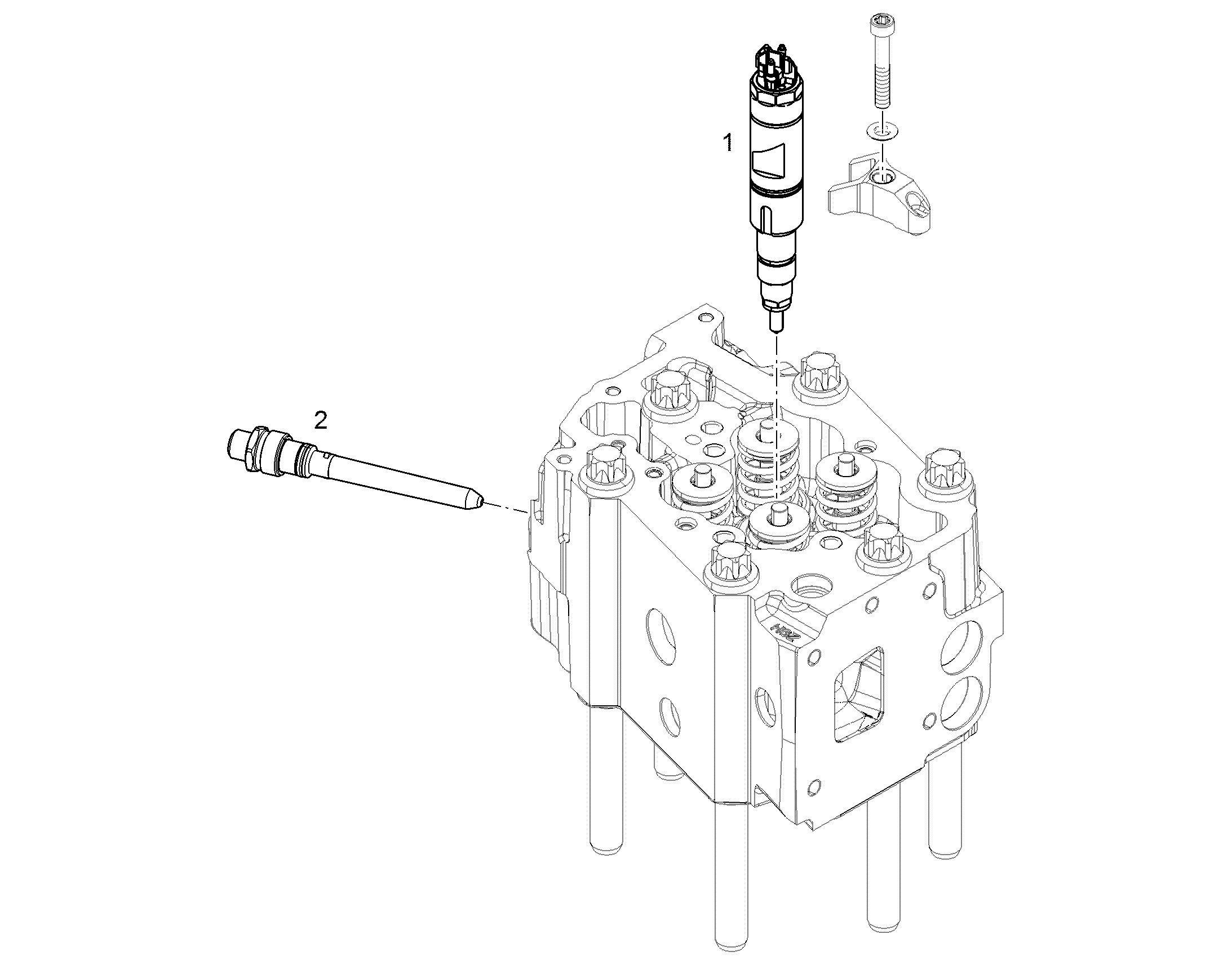 ШТУЦЕР ФОРСУНКИ LC1.1 12839282 LIEBHERR