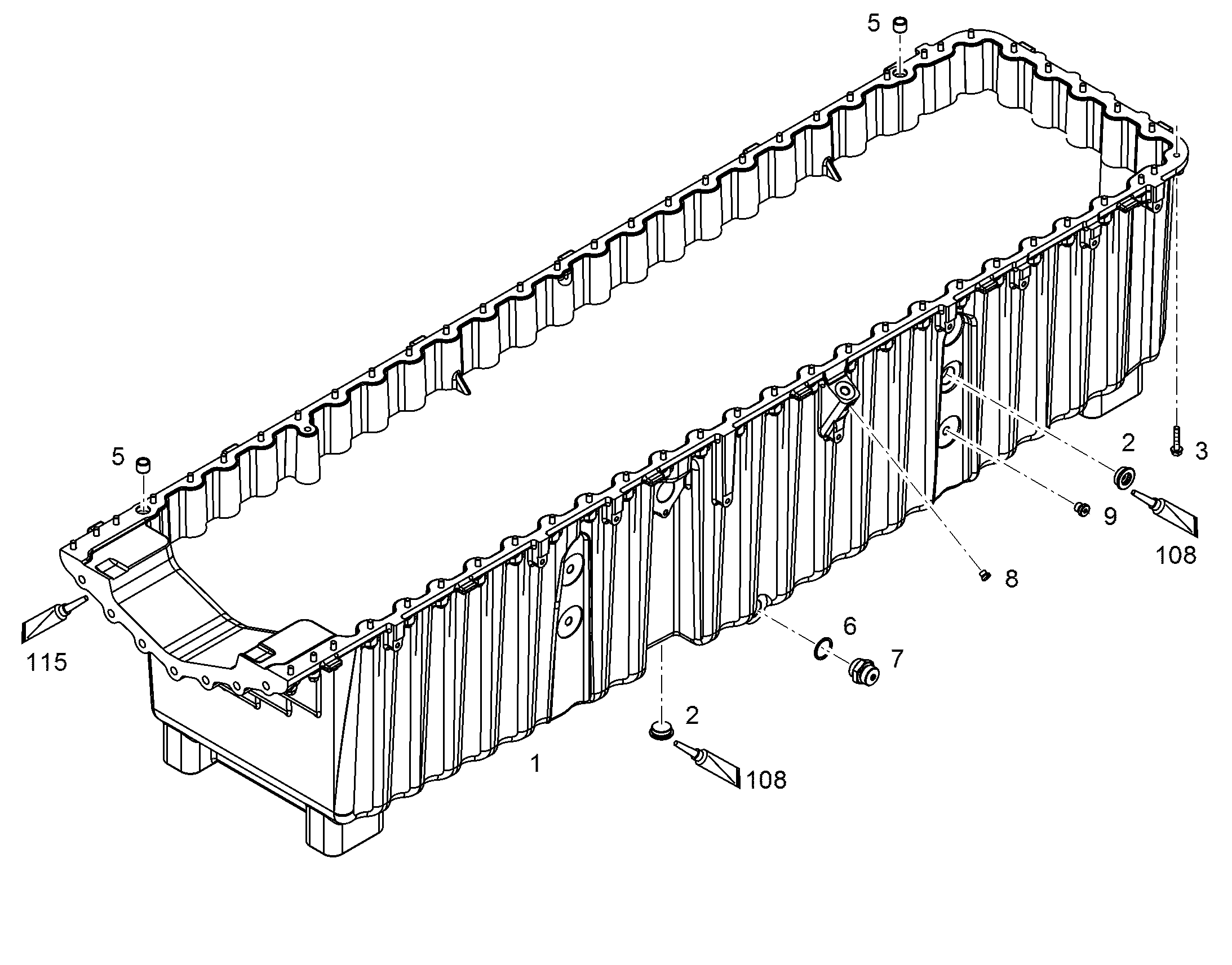 ВАННА МАСЛЯННАЯ 12426398 LIEBHERR