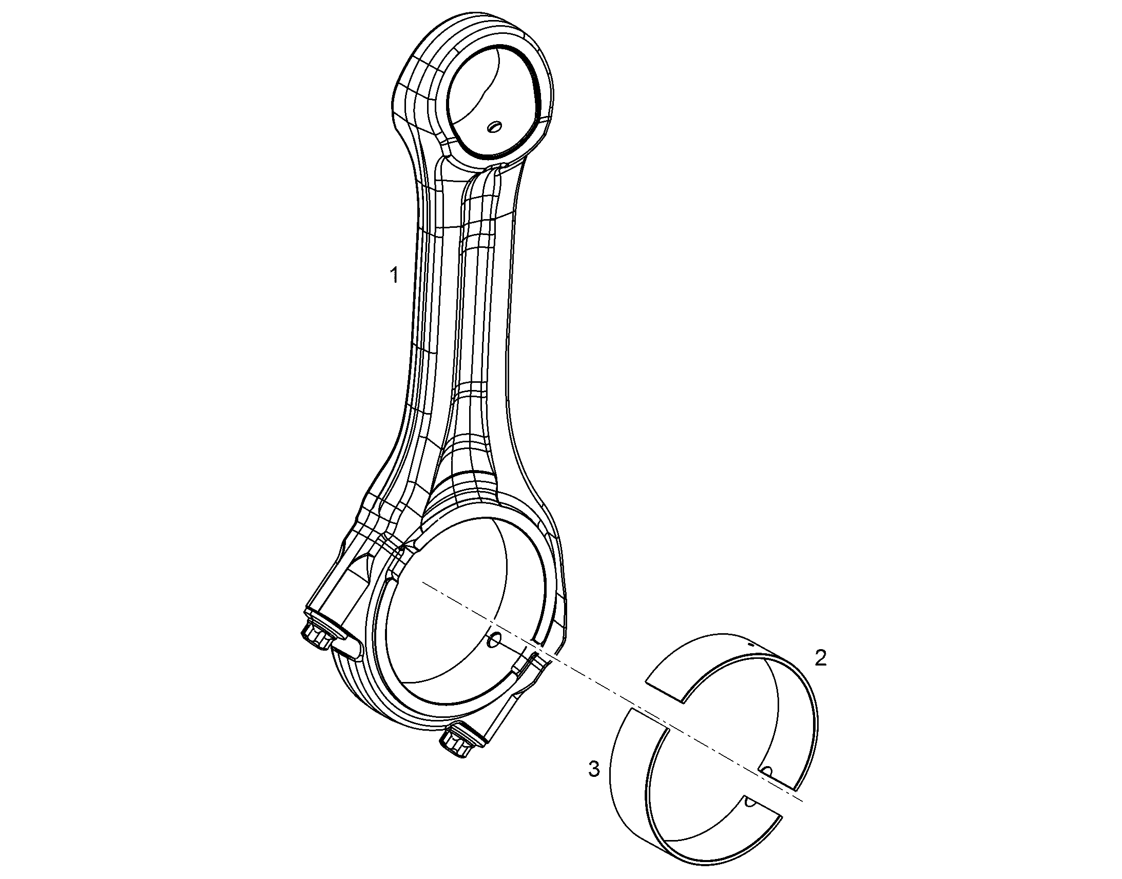 ШАТУННЫЙ ПОДШИПНИК СВЕРХУ 10116879 LIEBHERR
