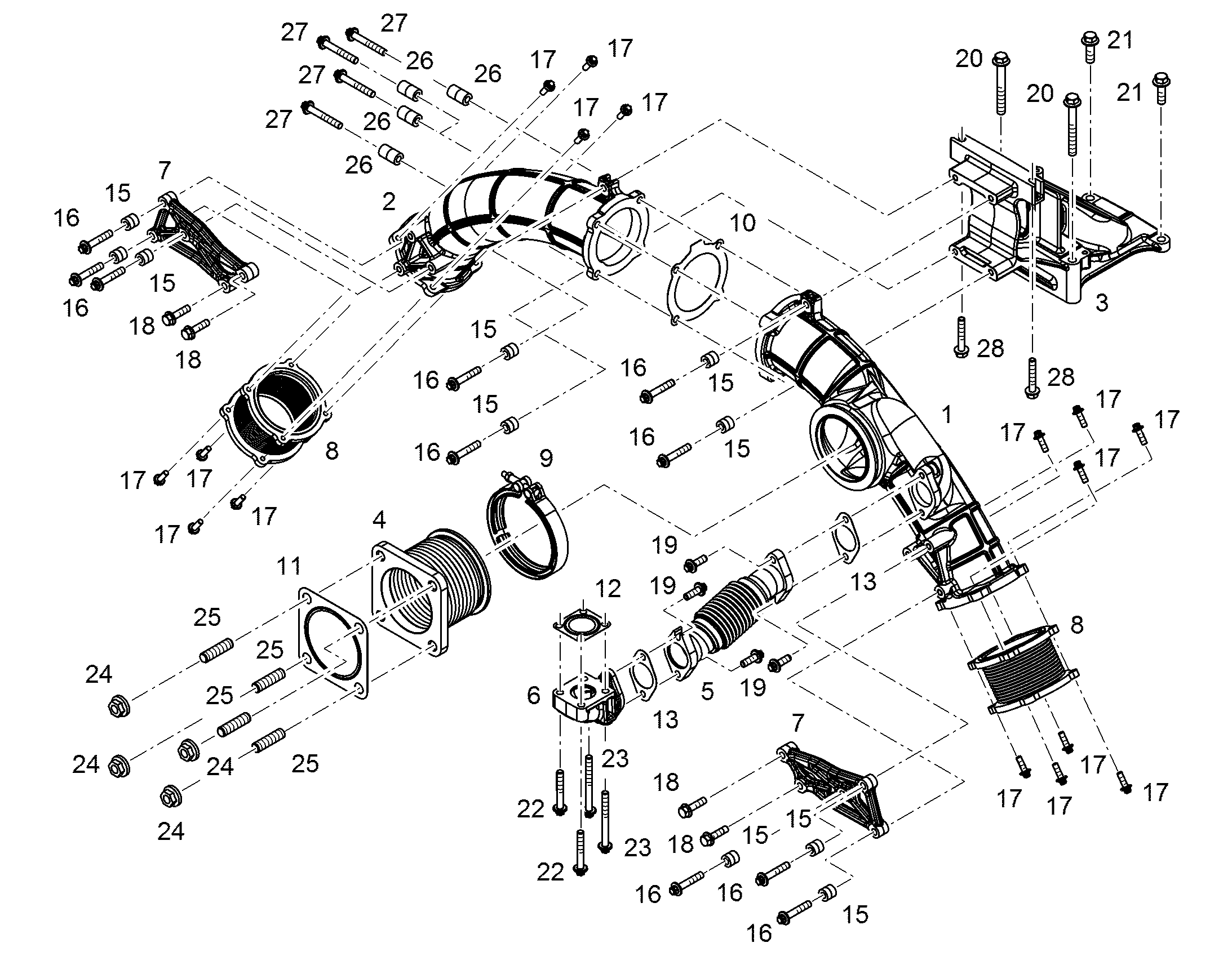 ВИНТ С ШЕСТИГРАННОЙ ГОЛОВКОЙ M10X103 21CrMoV5-7+QT C3J 10139660 LIEBHERR