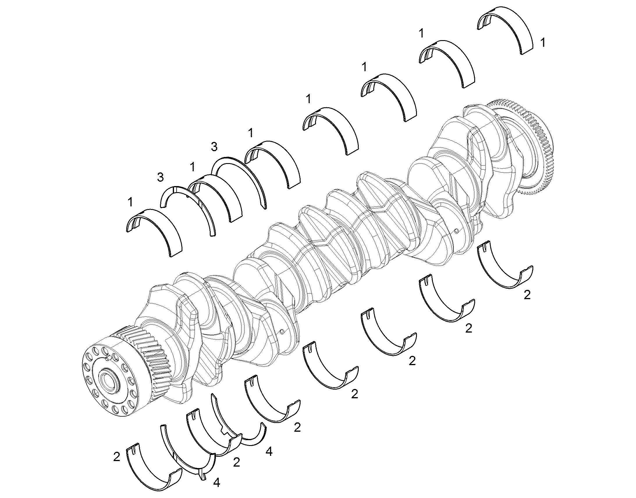 КОРЕННОЙ ПОДШИПНИК 12813585 LIEBHERR
