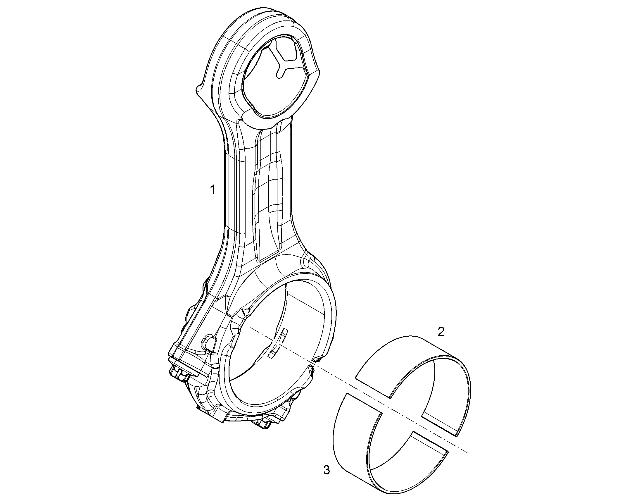 ШАТУН 12584644 LIEBHERR