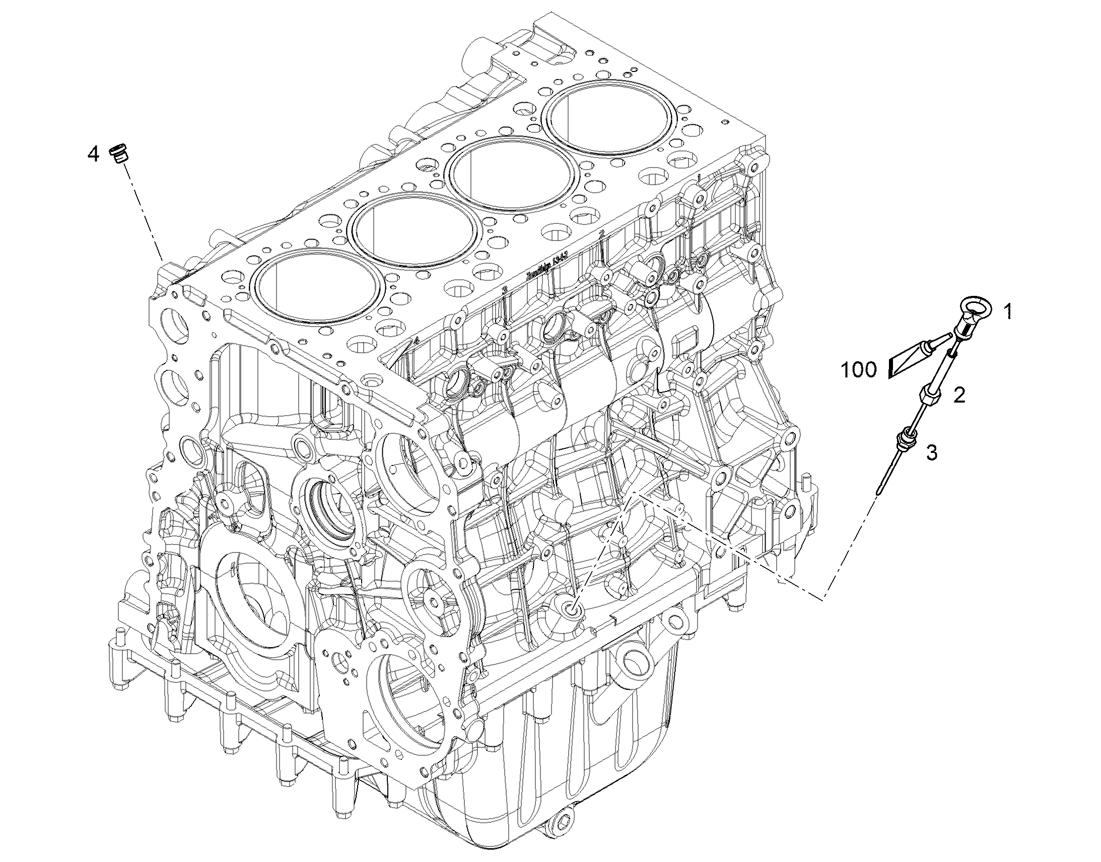 ЩУП ОПР.УР-НЯ МАСЛА С КОЛЬЦОМ 12847772 LIEBHERR