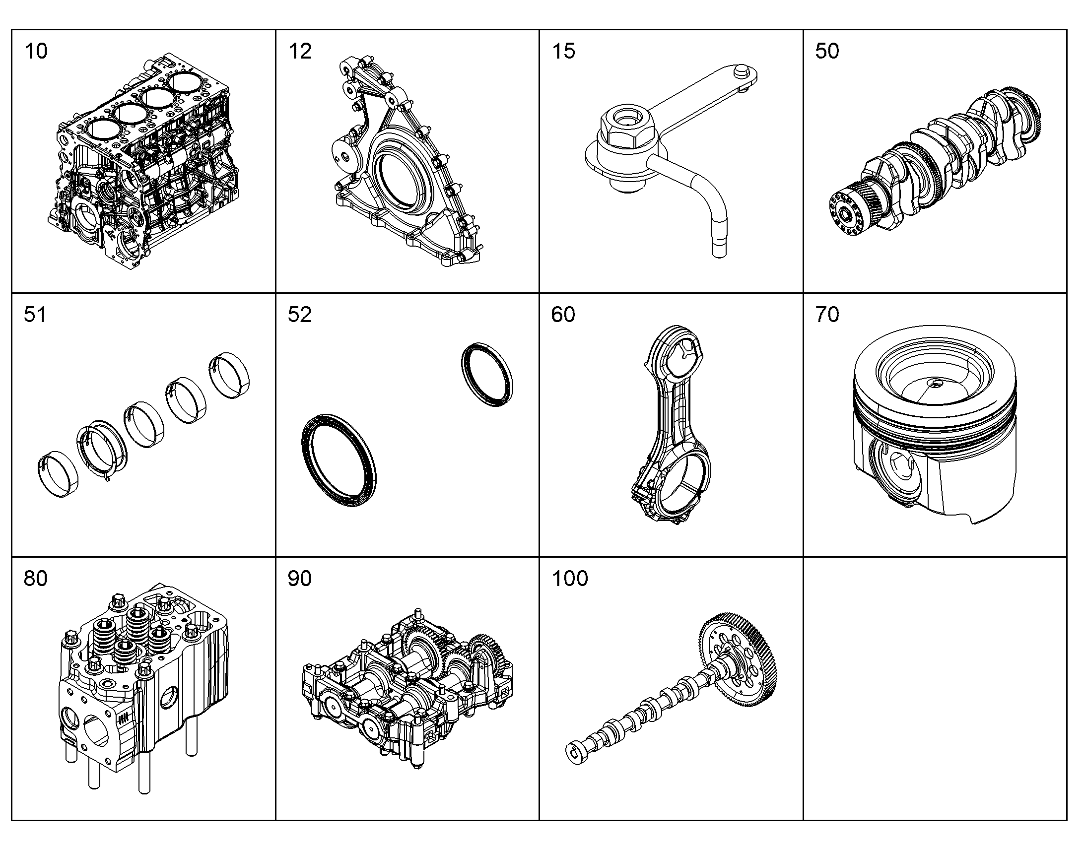 КОРЕННОЙ ПОДШИПНИК НАБОР 12813520 LIEBHERR
