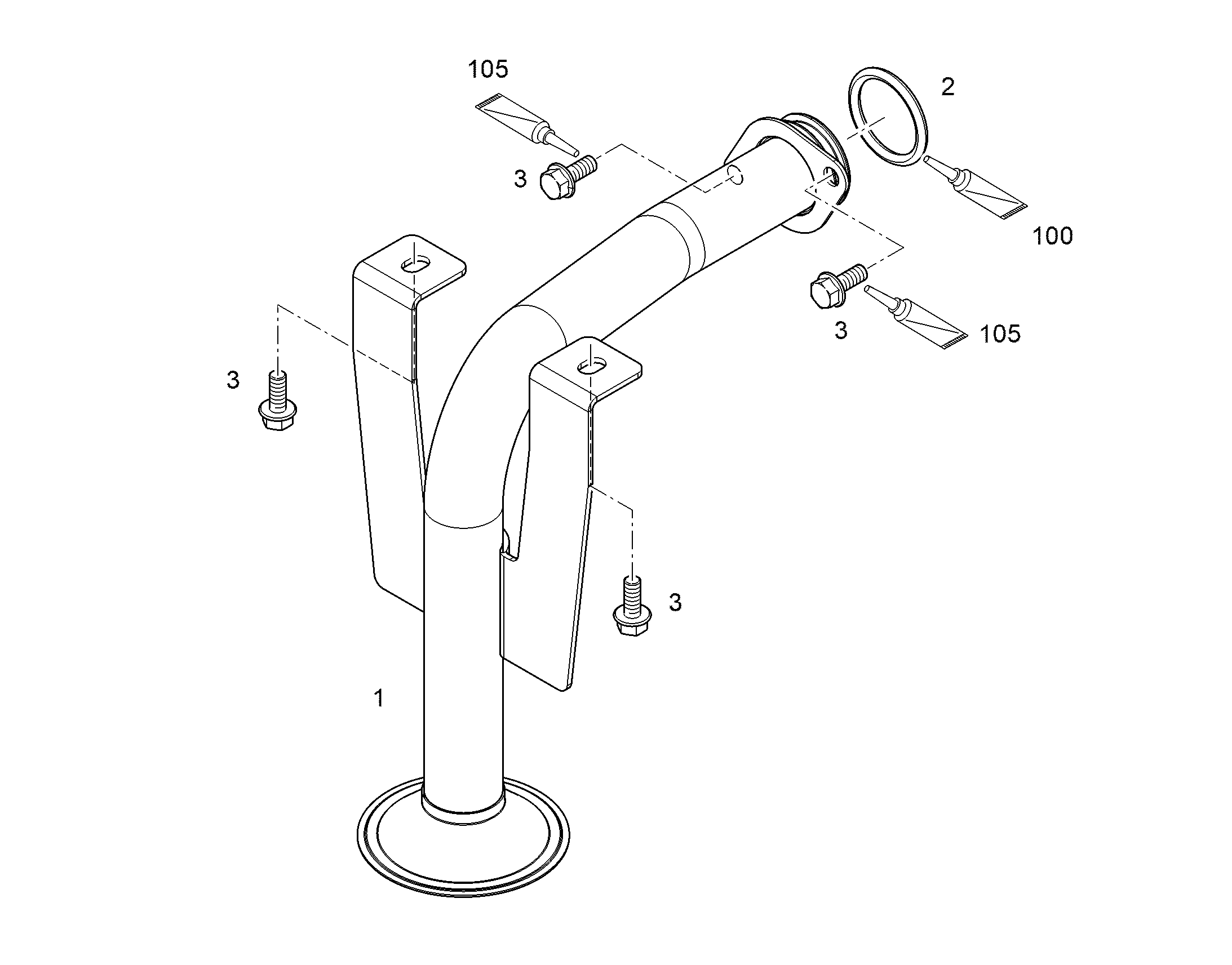 ГИЛЬЗА РАСПОРНАЯ 8,5X26X10 12995520 LIEBHERR