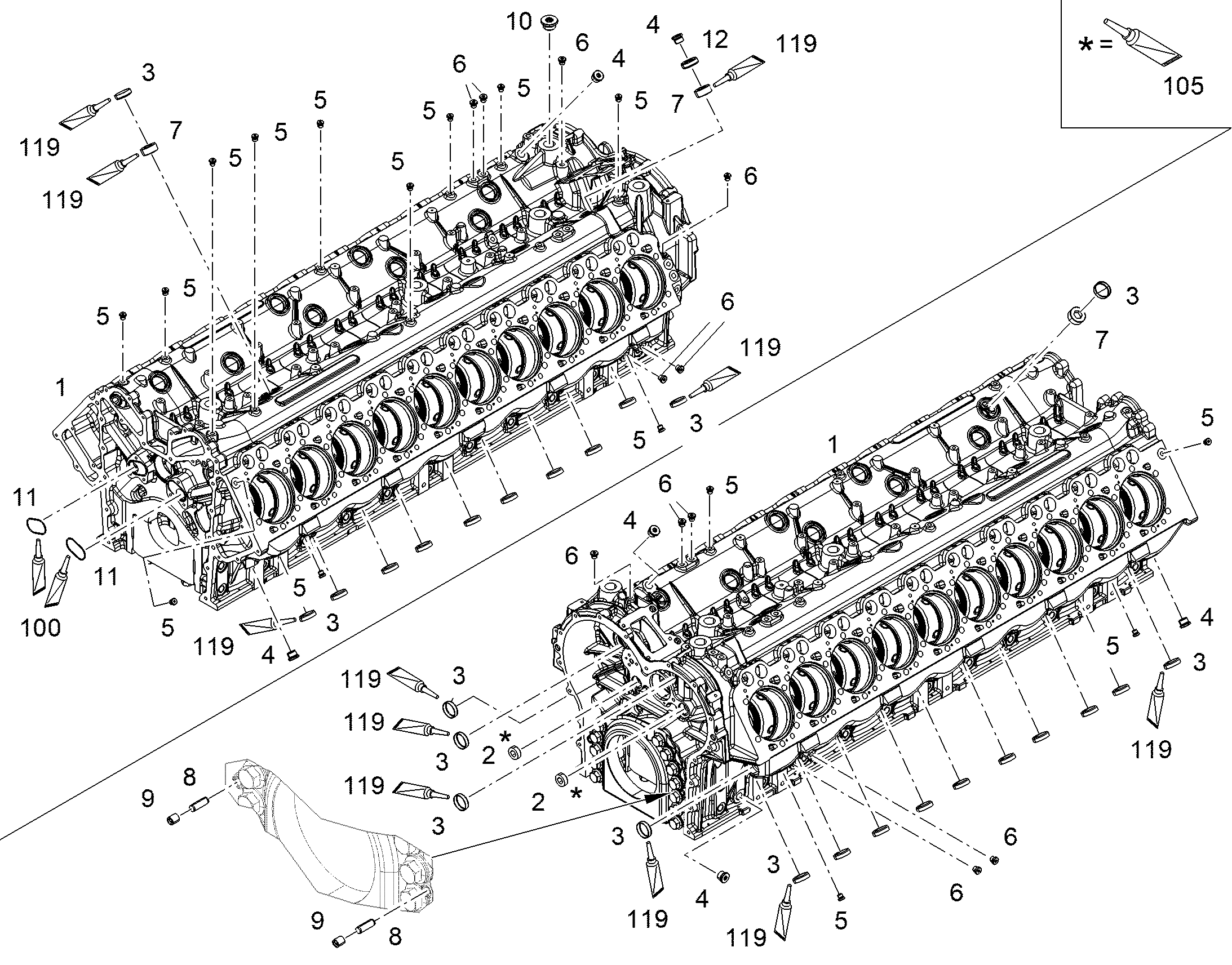 ЗАГЛУШКА РЕЗЬБОВАЯ M26X1,5 S235 12507232 LIEBHERR