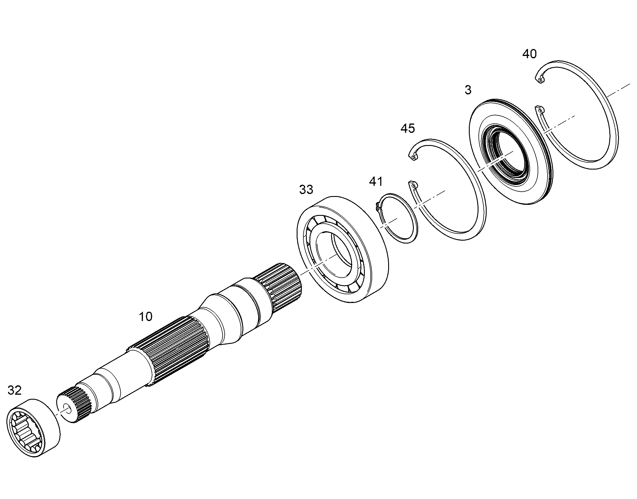 ЗАПОРНОЕ КОЛЬЦО ПРЕДСОБР NG 215 (D) 12881086 LIEBHERR