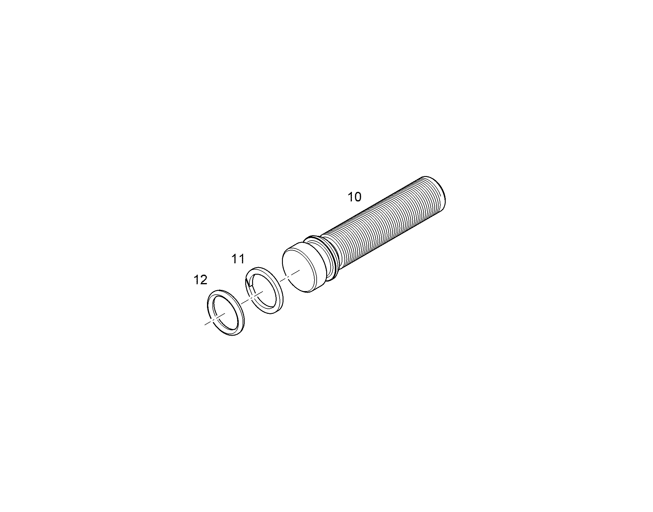 ВИНТ УПОРНЫЙ M12X47,8X8 42CrMo4+N 10116228 LIEBHERR