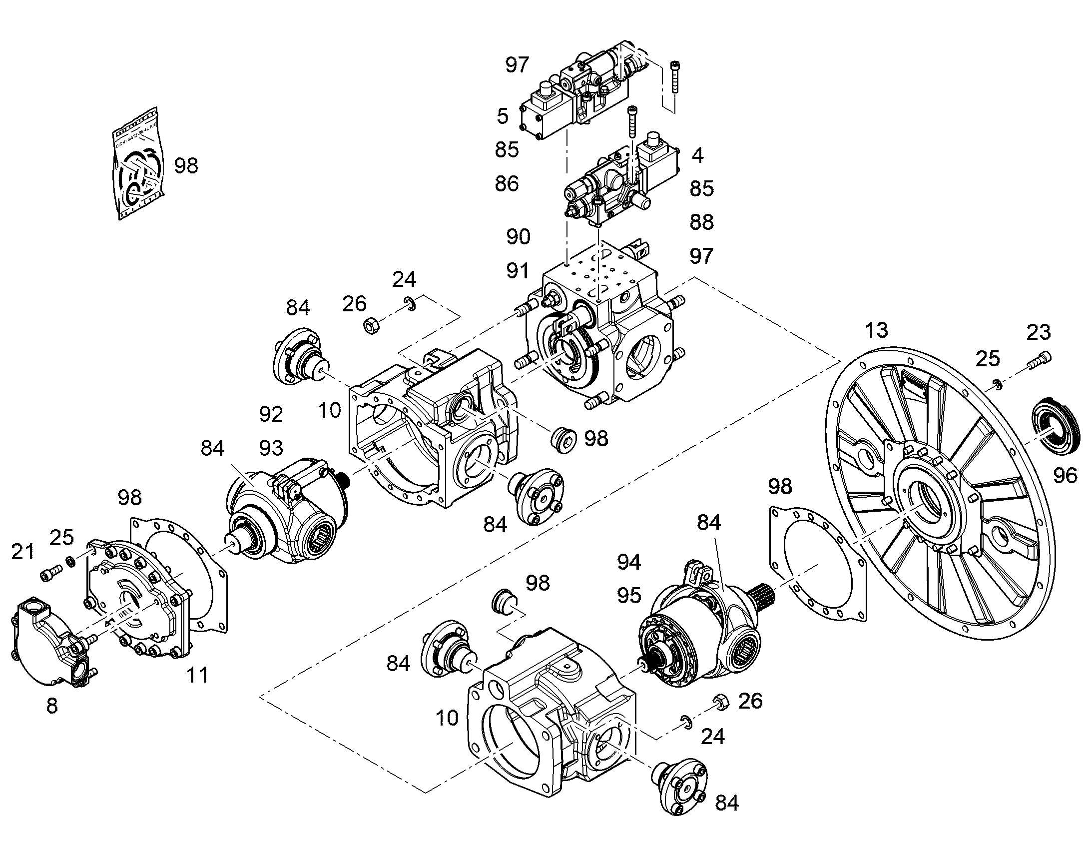 ФЛАНЕЦ СОЕДИНИТЕЛЬНЫЙ NG 064 9266582 LIEBHERR