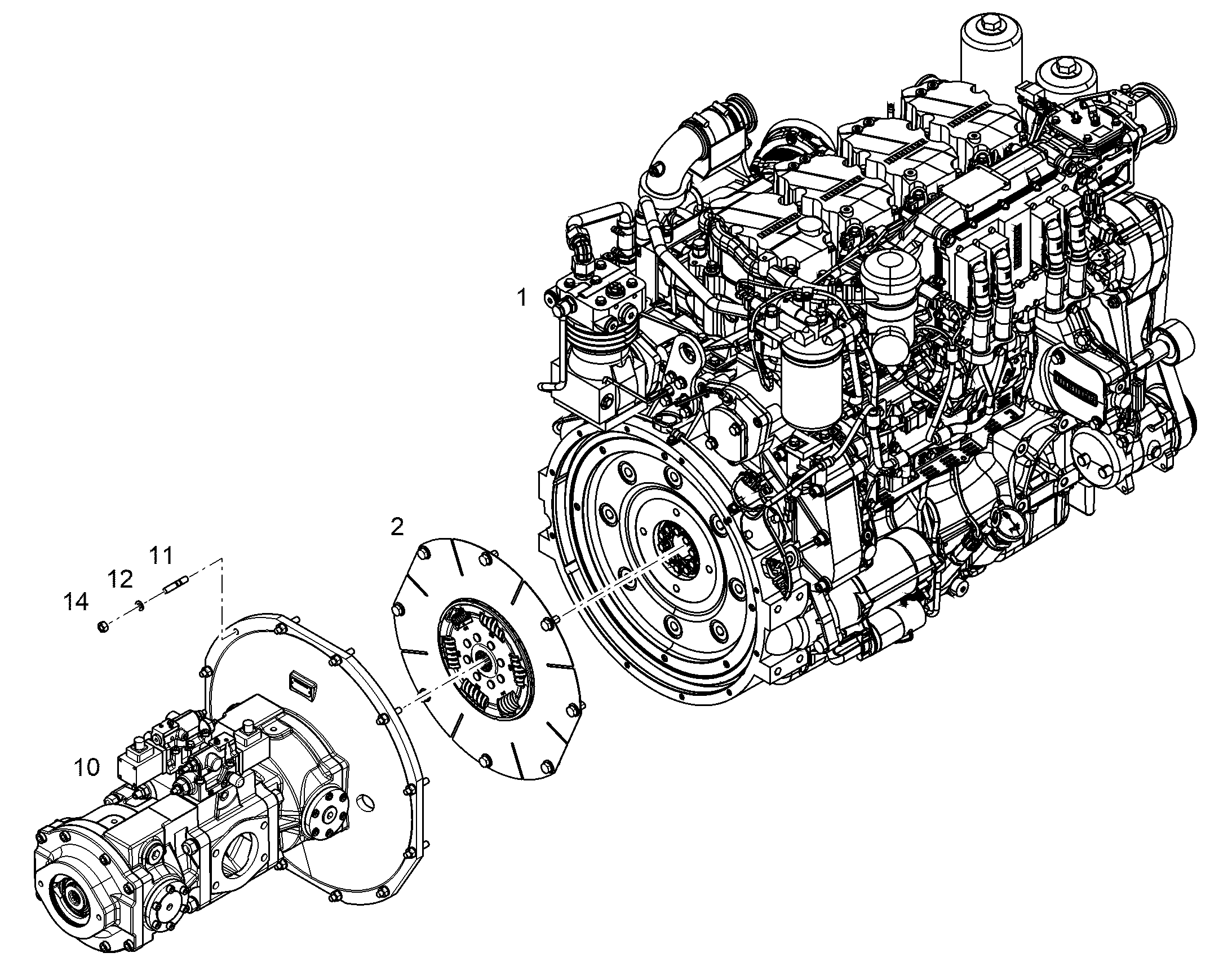 ДВИГАТЕЛЬ ДИЗЕЛЬНЫЙ D944 A7-04 230 kW 11449870 LIEBHERR