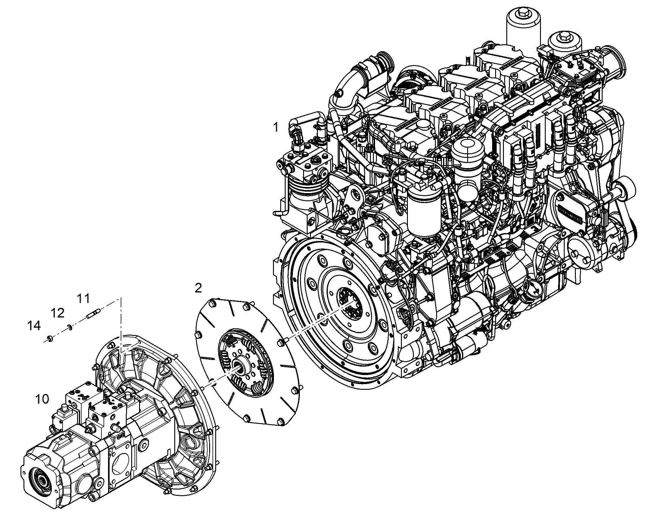 ДВИГАТЕЛЬ ДИЗЕЛЬНЫЙ D944 A7-04 230 kW 11449780 LIEBHERR
