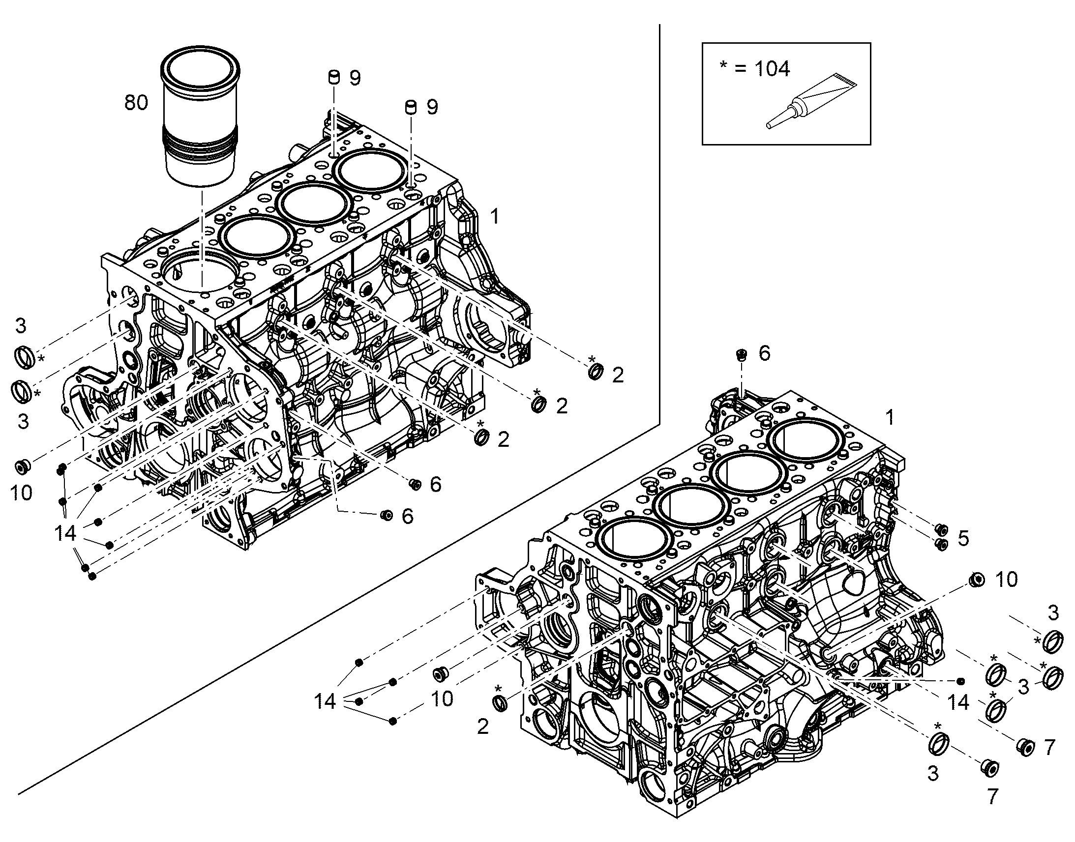 РЕМОНТ ЦИЛИНДР 12818007 LIEBHERR