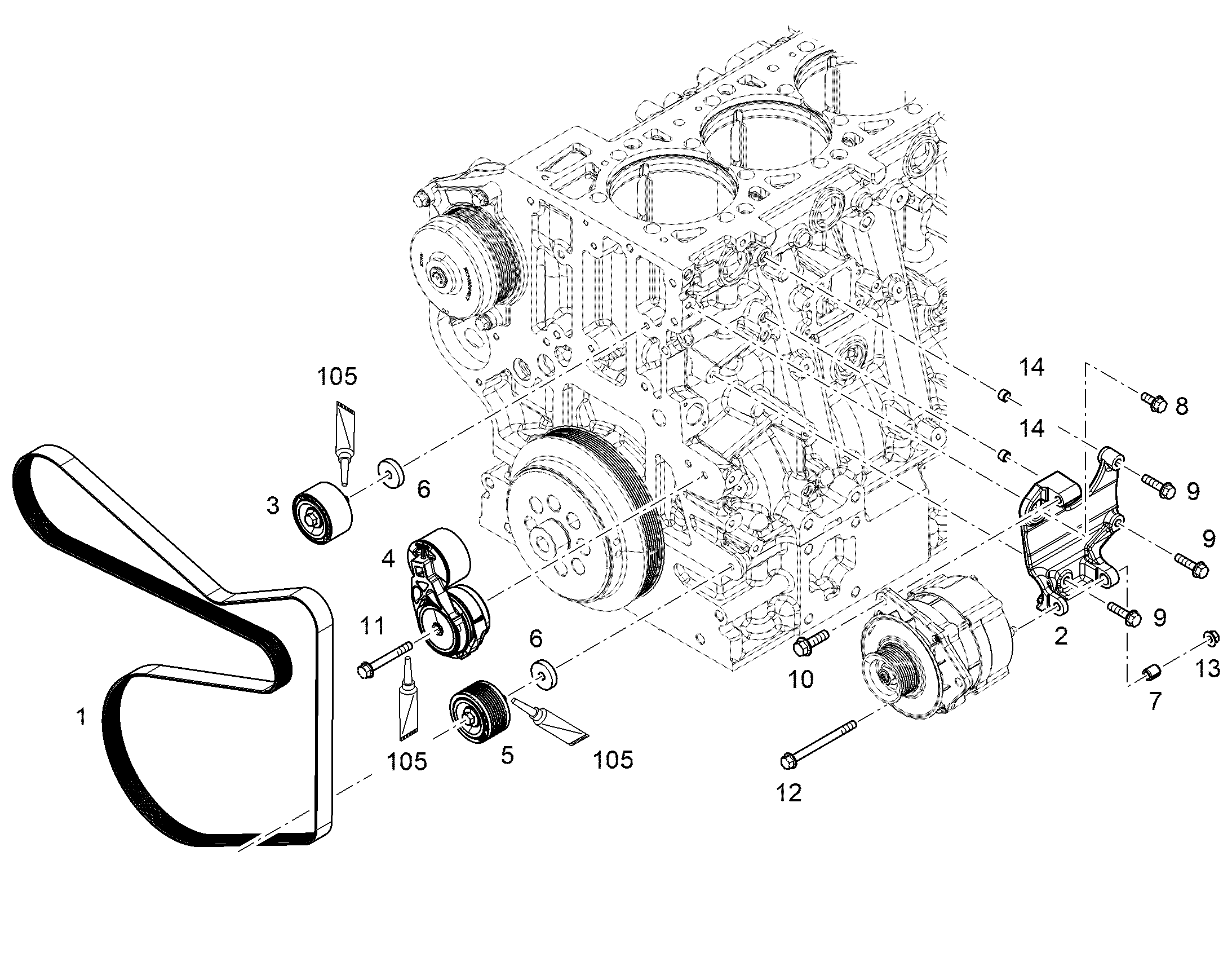 ГИЛЬЗА РАСПОРНАЯ 11X40X9,4 12499614 LIEBHERR