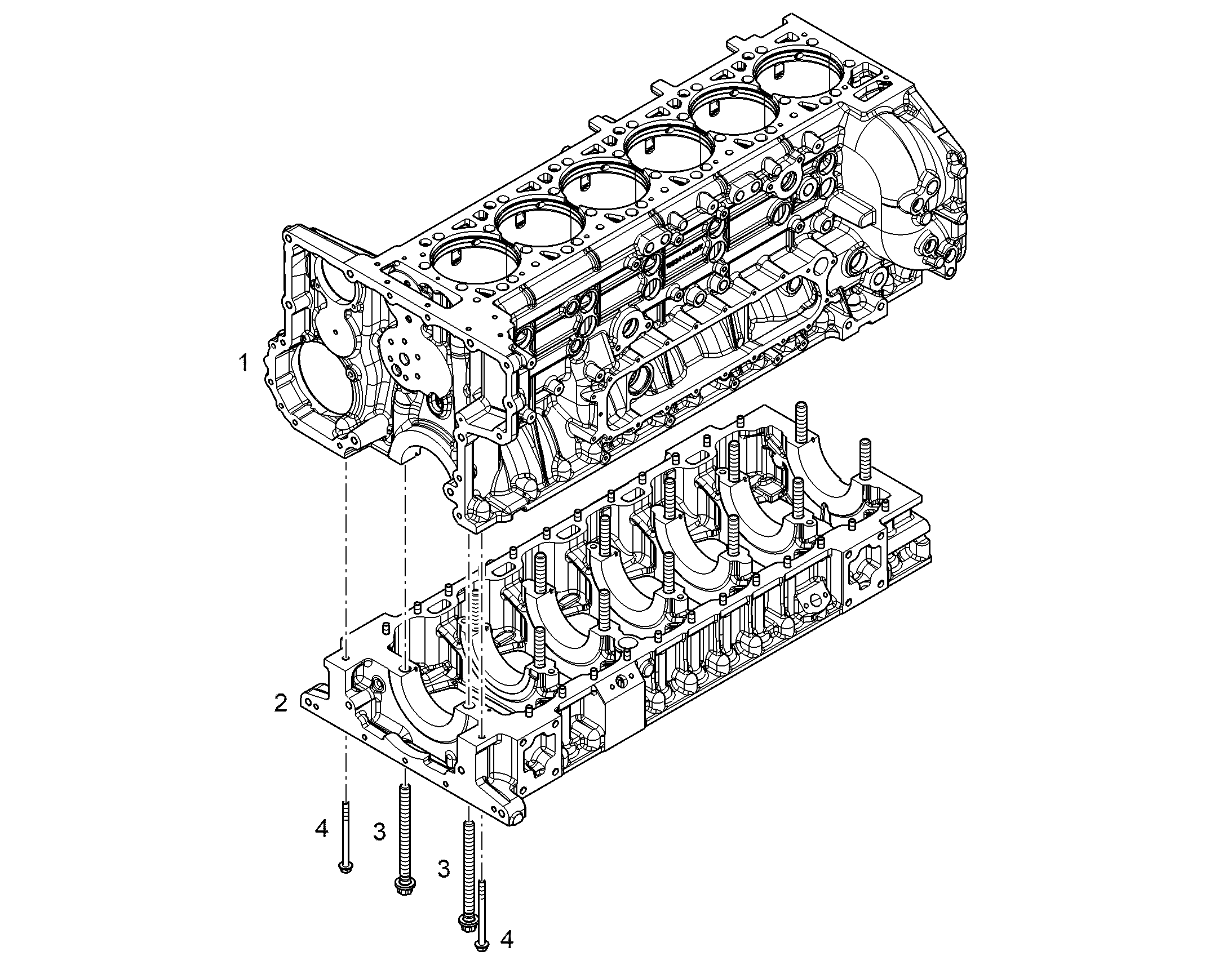 ВИНТ С ШЕСТИГРАННОЙ ГОЛОВКОЙ M20X2X230X210 32CrB4 12834448 LIEBHERR
