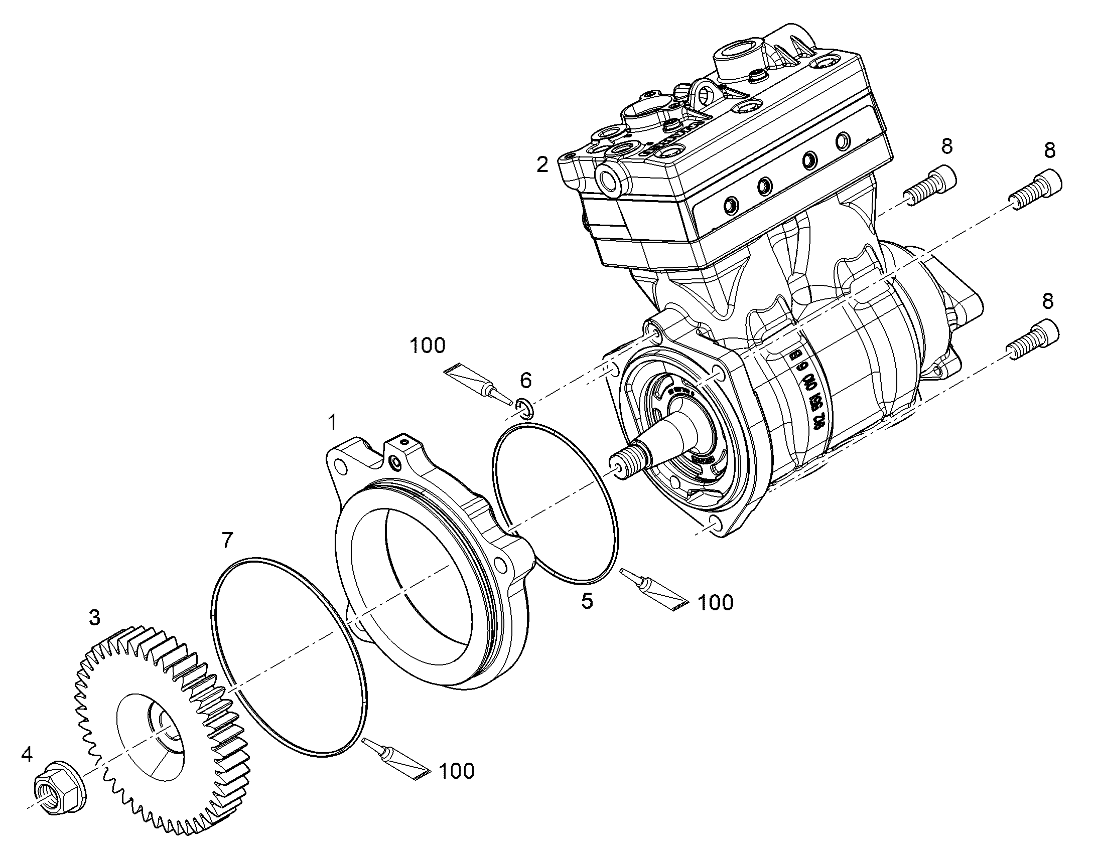 УПЛОТНИТЕЛЬНОЕ КОЛЬЦО DIN 3771 11X3 11823561 LIEBHERR